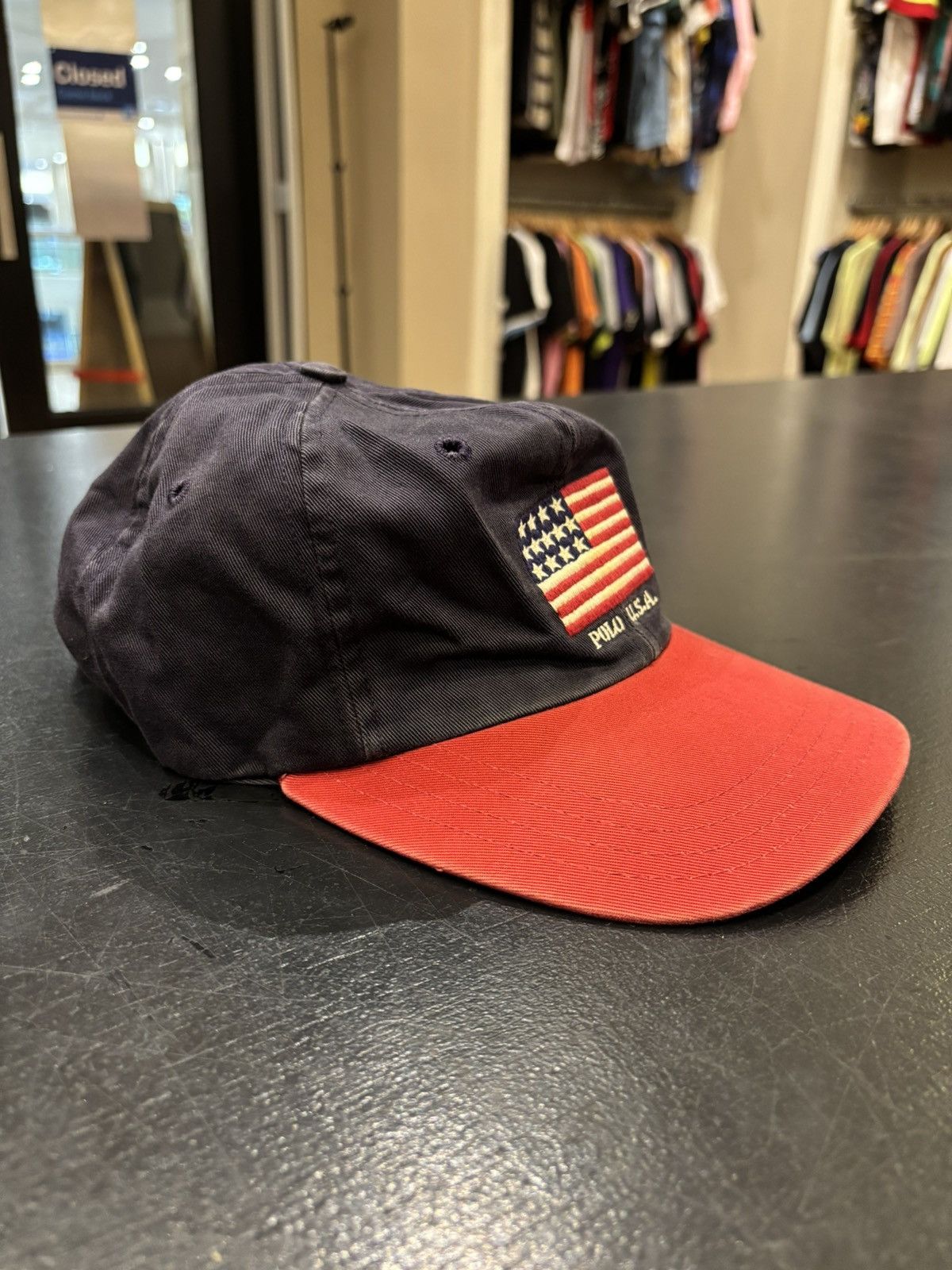 Polo Ralph Lauren Polo Ralph Lauren Flag Hat Size ONE SIZE - 3 Thumbnail