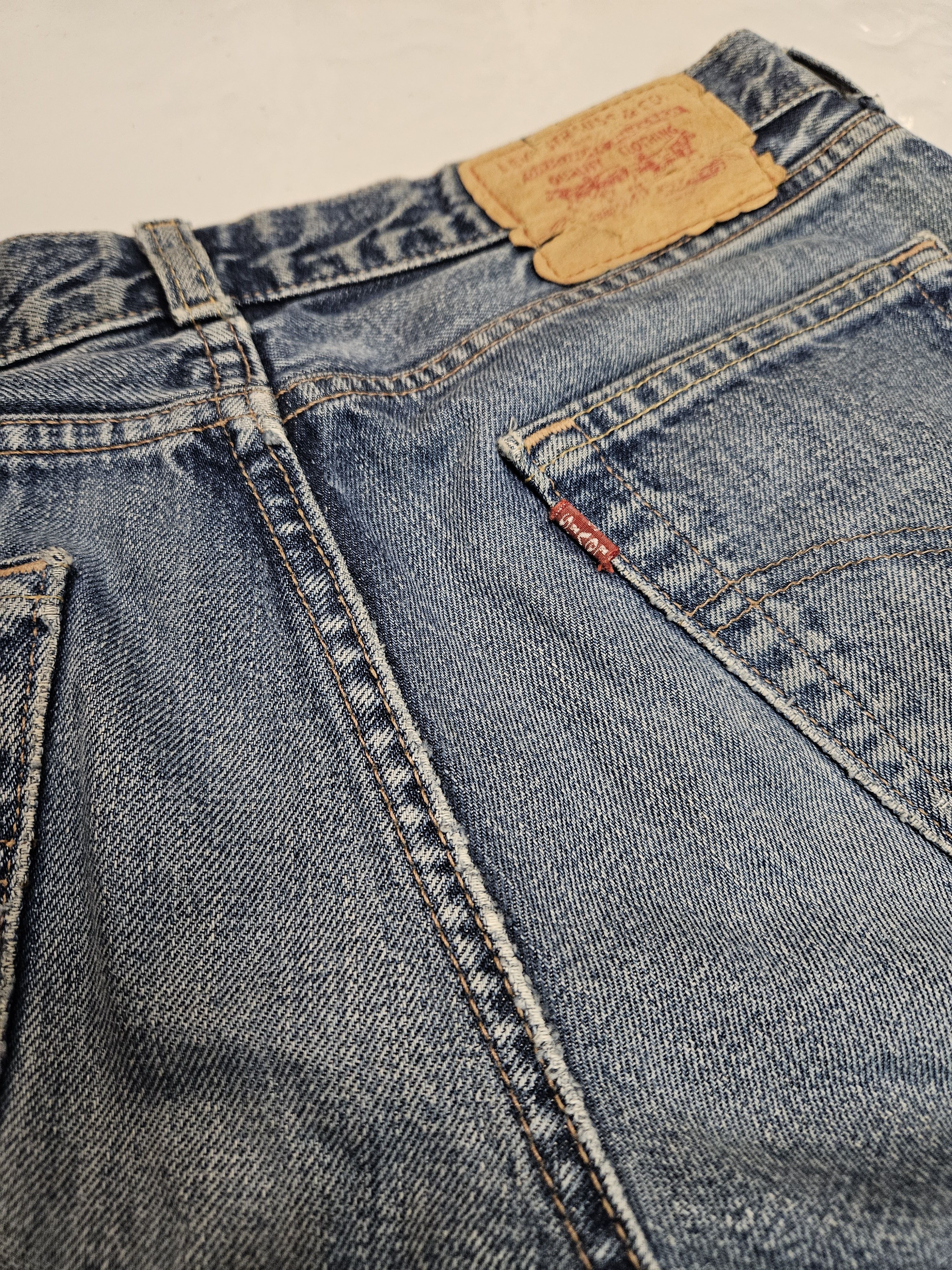 Levi's Vintage y2k levis 544 distressed flared denim Size US 31 - 13 Thumbnail