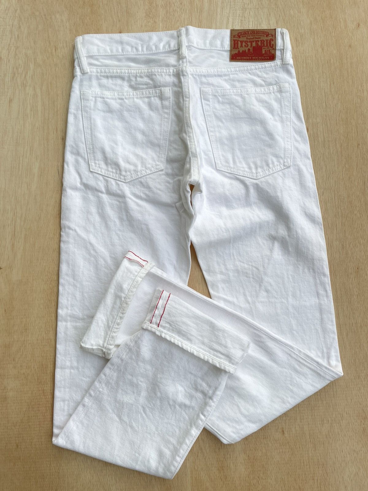 Image of Hysteric Glamour Selvedge Jeans in White, Men's (Size 30)