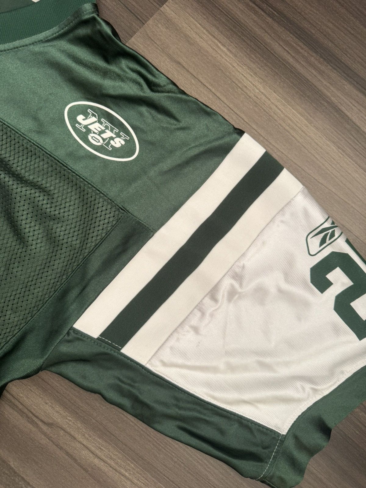Reebok New York Jets Kerry Rhodes #25 NFL On Field Home Jersey Size US L / EU 52-54 / 3 - 5 Thumbnail