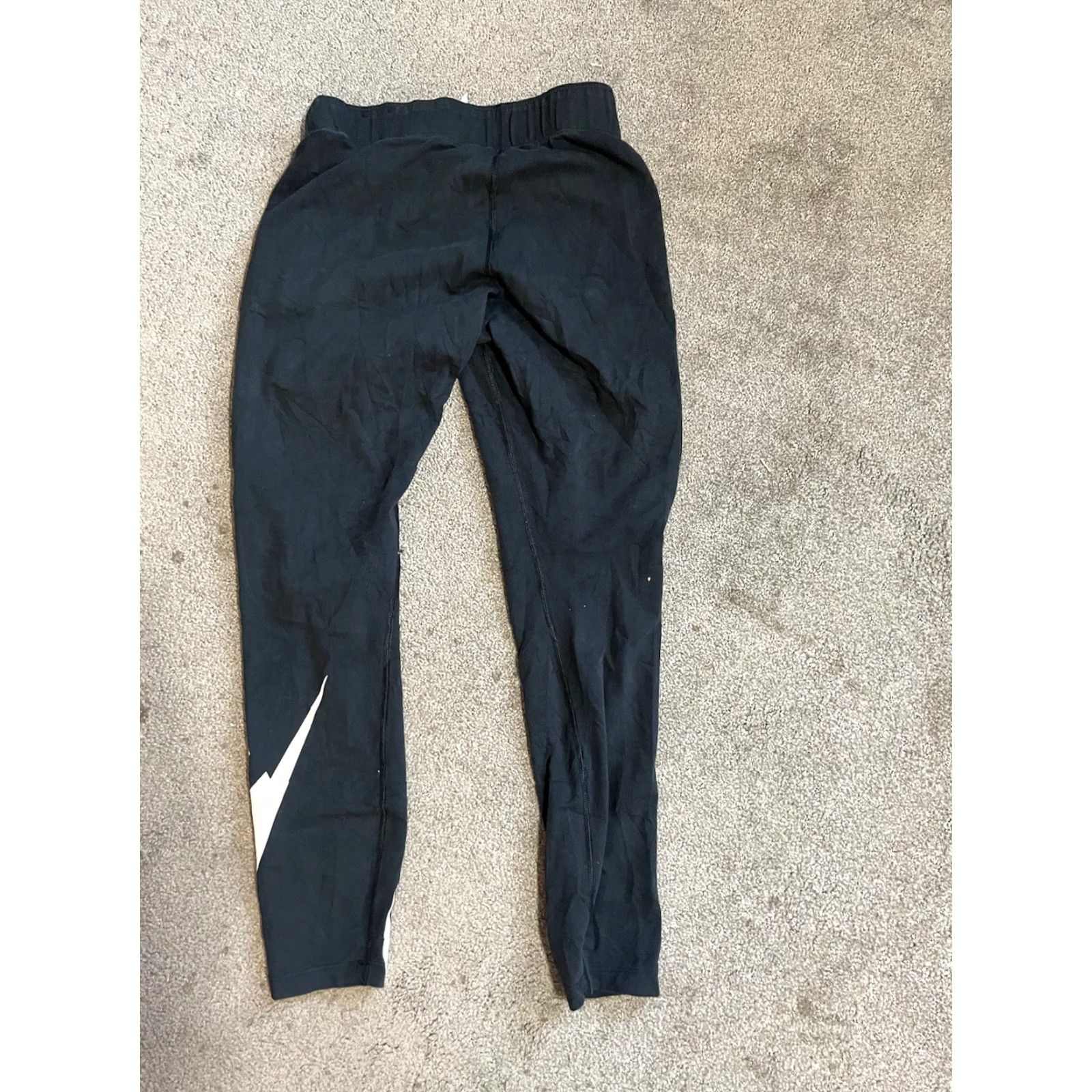 Nike NIKE Athletic Leggings Womens Small Black Gym Run Lift Casual Activewear Bottoms Size 28" / US 6 / IT 42 - 3 Thumbnail