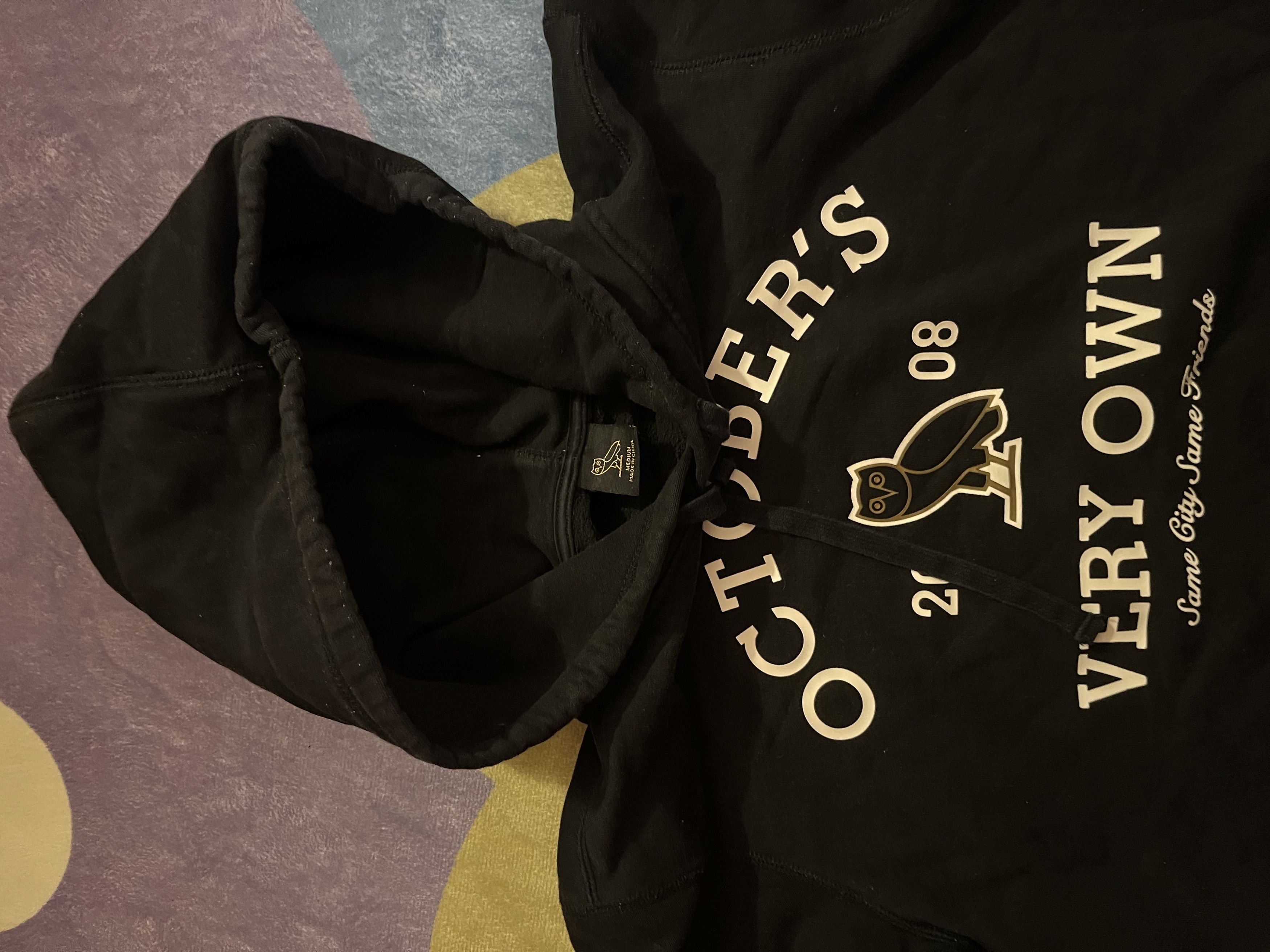 October's Very Own OVO Black Pullover Long Sleeve Hoodie Size US M / EU 48-50 / 2 - 2 Thumbnail