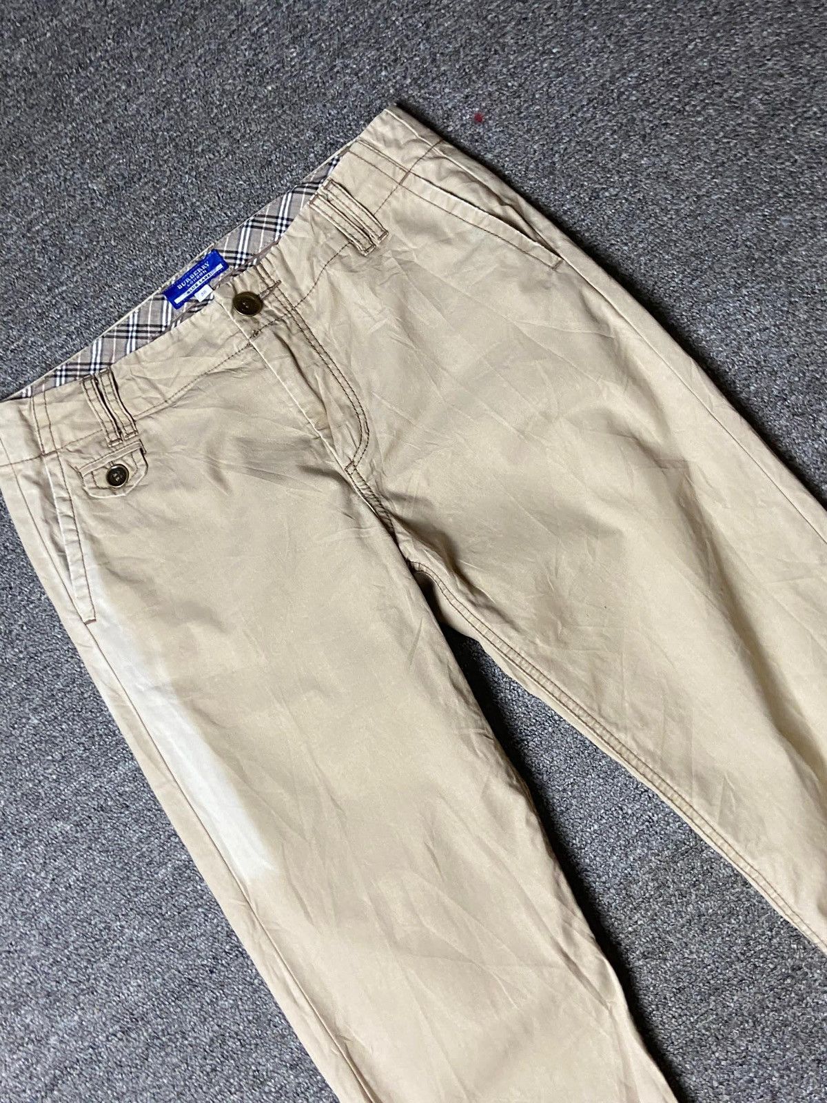 Burberry × Designer × Vintage Burberry London Blue Label Straight Cut Pants (126) Size US 30 / EU 46 - 10 Thumbnail