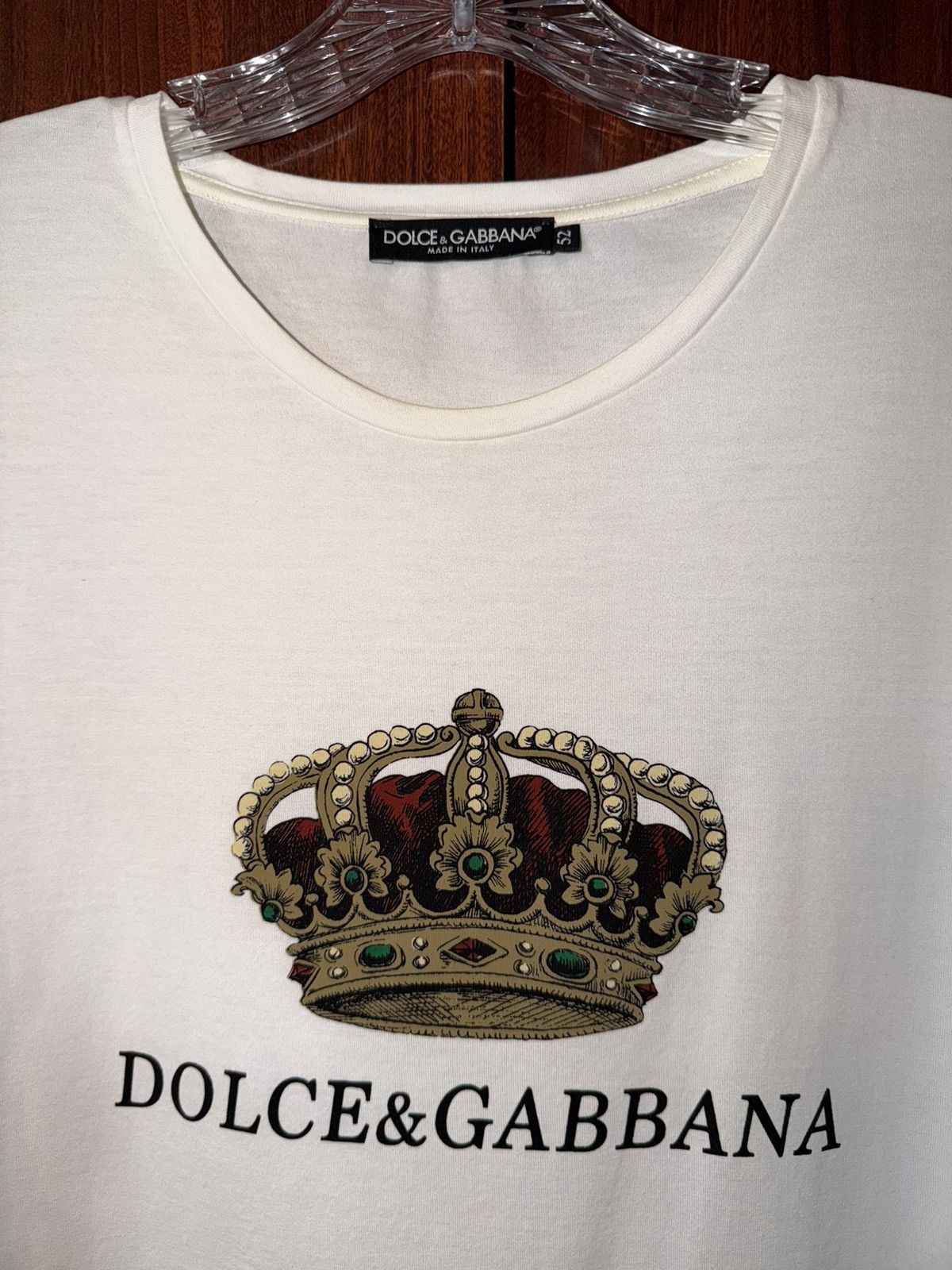 Dolce & Gabbana Dolce & Gabbana Crown T-Shirt Size US L / EU 52-54 / 3 - 2 Thumbnail