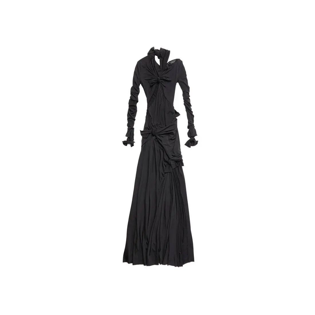 Balenciaga o1mt1gz0325 Knot Gown in Black Size XL / US 12-14 / IT 48-50 - 1 Thumbnail