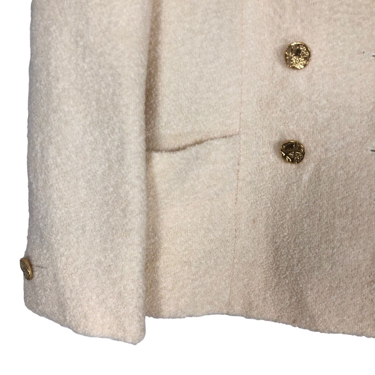 Yves Saint Laurent Yves Saint Laurent Short Coat Wool Light Jacket Luxury Size XS / US 0-2 / IT 36-38 - 4 Thumbnail