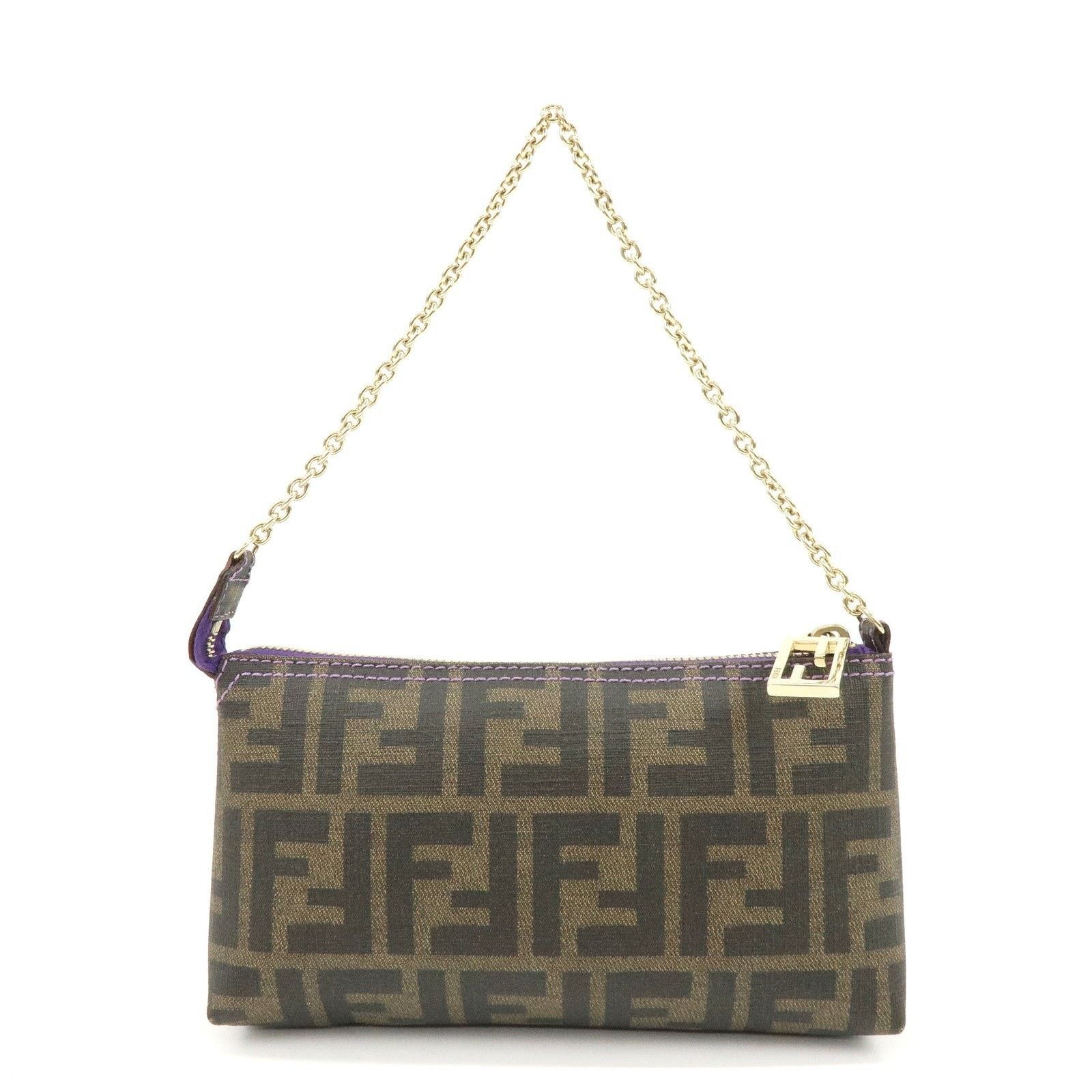 Fendi Fendi Zucca Pochette Brown Size ONE SIZE - 2 Thumbnail