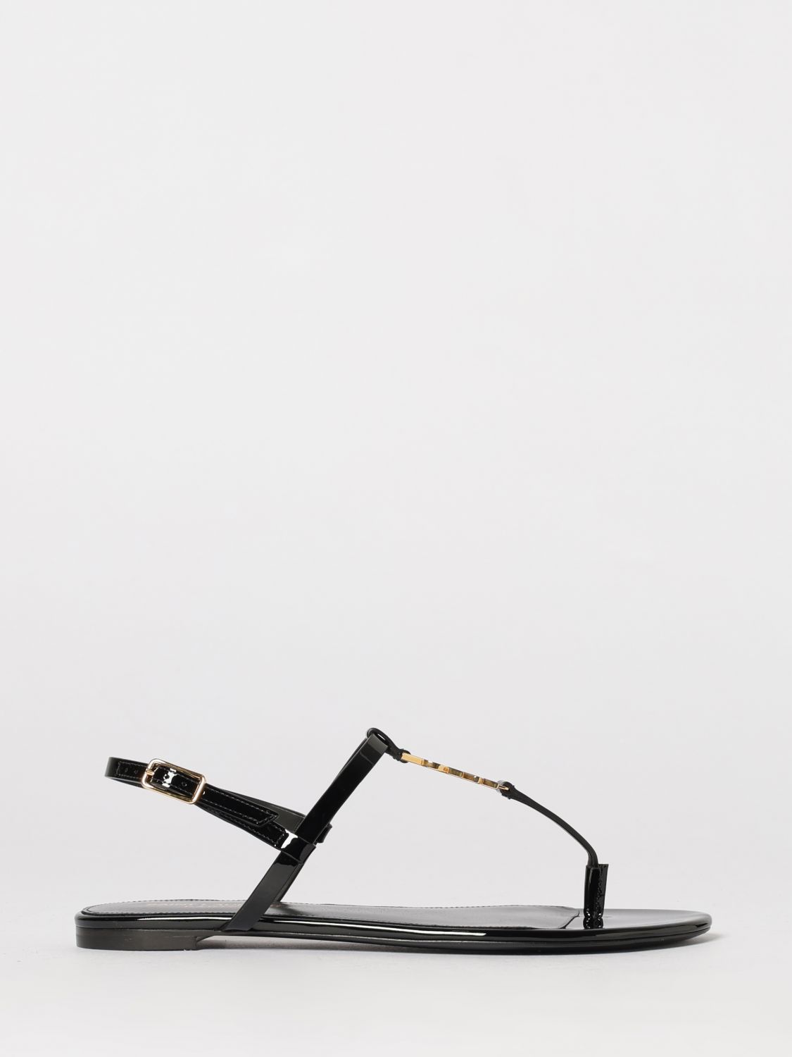 Saint Laurent Paris Saint Laurent Heeled Sandal Woman Black Size US 10 / IT 40 - 1 Thumbnail