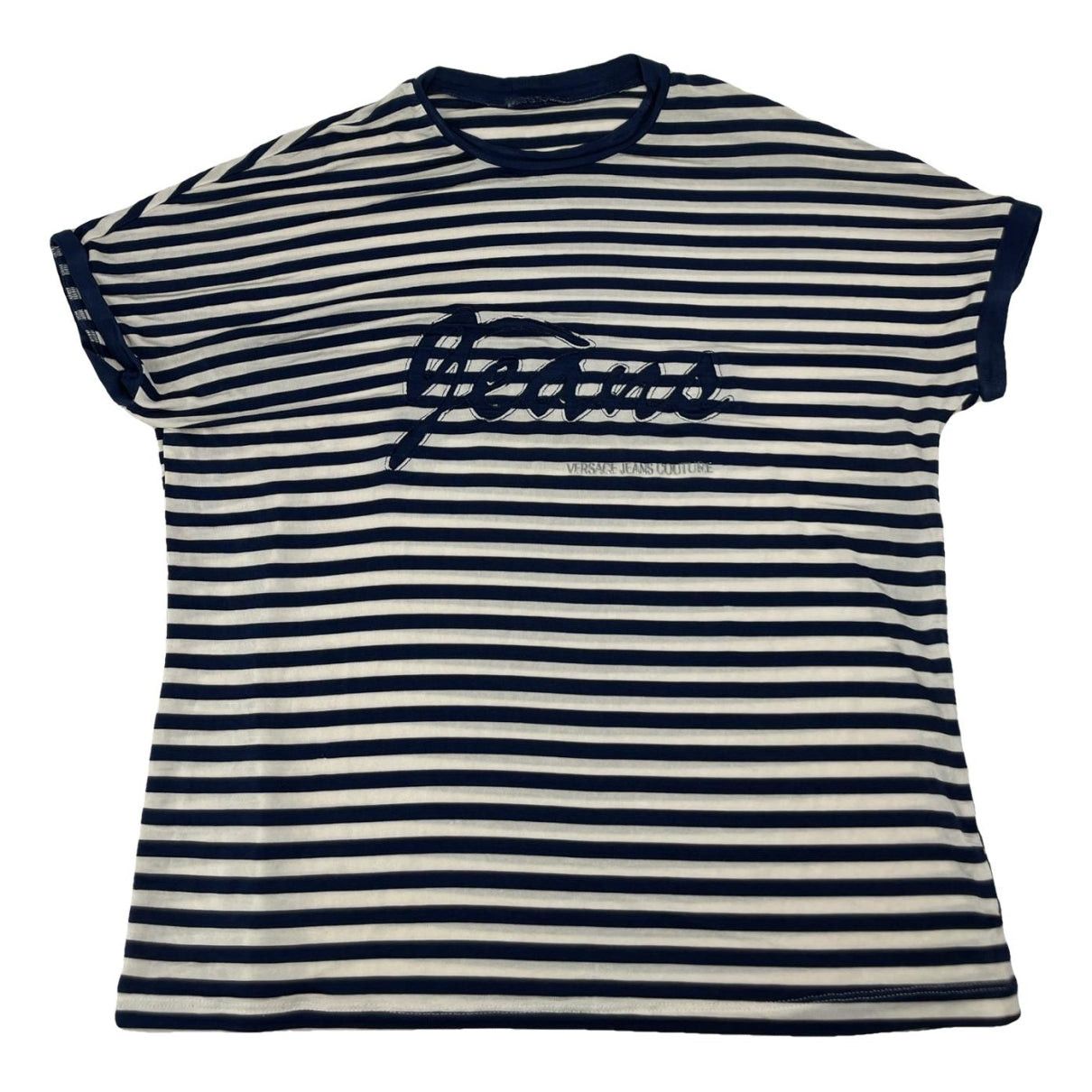 Versace Jeans Couture Blue Polyester Top Size M / US 6-8 / IT 42-44 - 1 Thumbnail