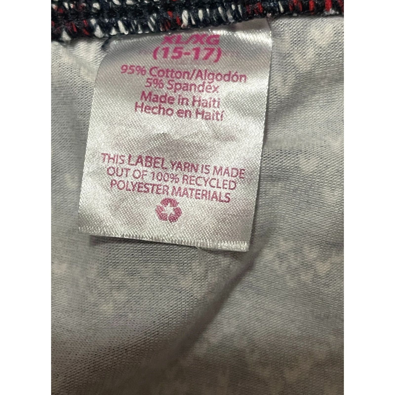 Vintage VINTAGE? No Boundaries Pants Womens XL Leggings Pull On Christmas Red White Blue Jegging Fall Spring Summer Ladies or Girls? Size 40" / US 18 - 7 Thumbnail