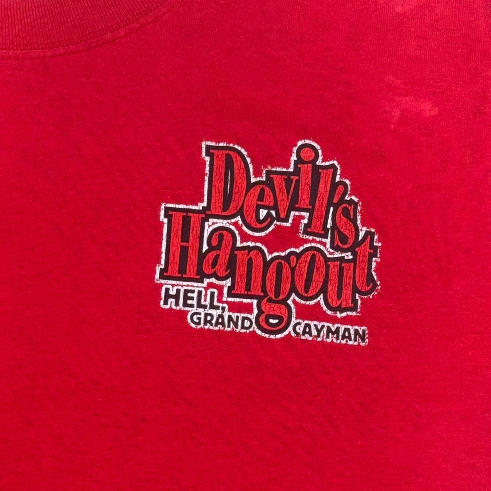 Fruit Of The Loom × Vintage VINTAGE Y2K DEVIL’S HANGOUT GRAND CANYON TOURIST TEE: Size US S / EU 44-46 / 1 - 7 Thumbnail