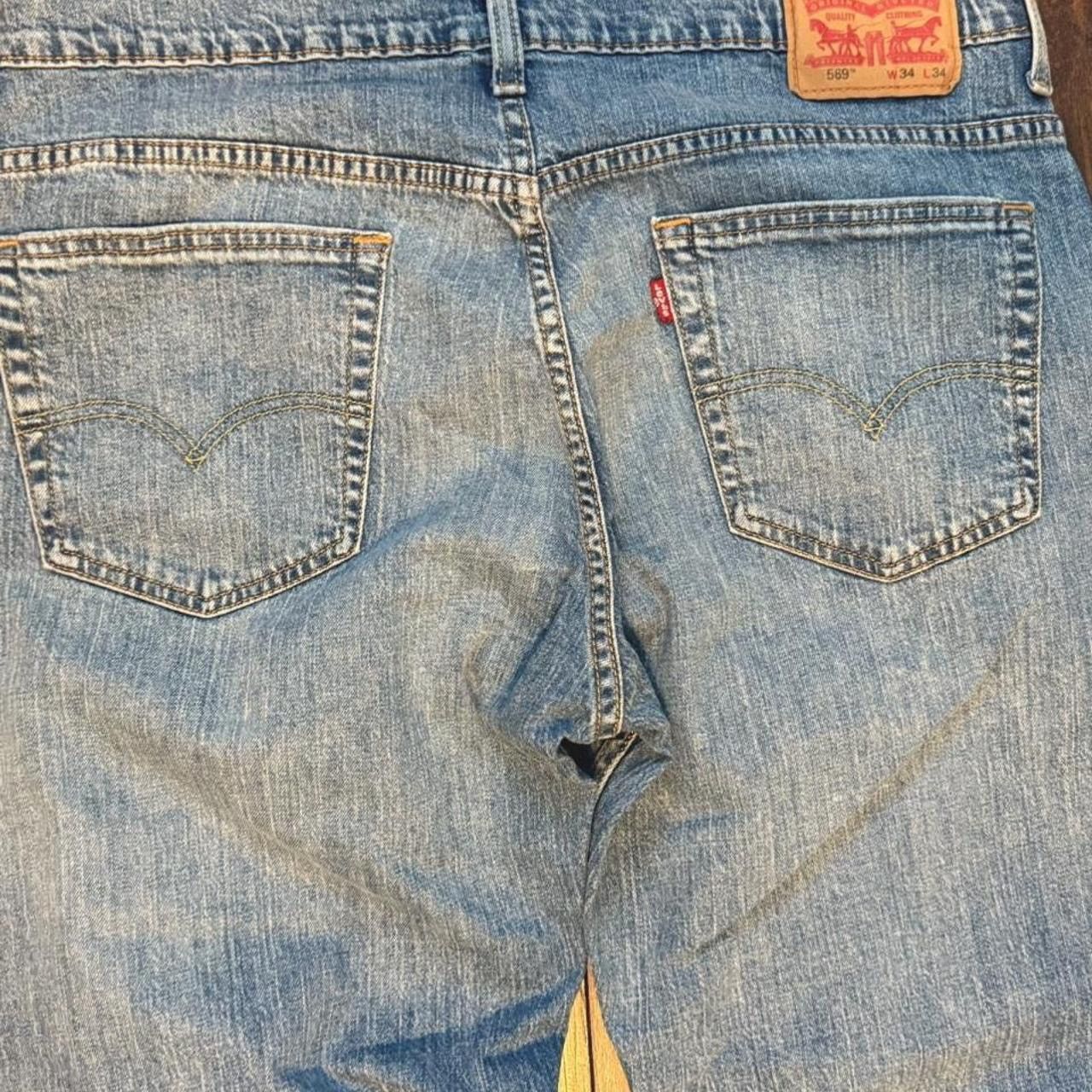 Levi's Levi’s 569 Loose Straight Fit Jeans Size US 34 / EU 50 - 6 Thumbnail