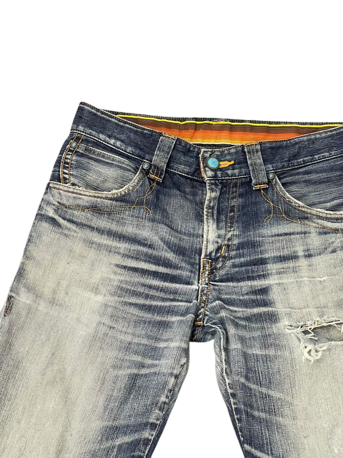 Hysteric Glamour Flare Jeans Edwin Distress amiri margiela goa cdg dior 4🟦1 Size US 33 - 19 Thumbnail