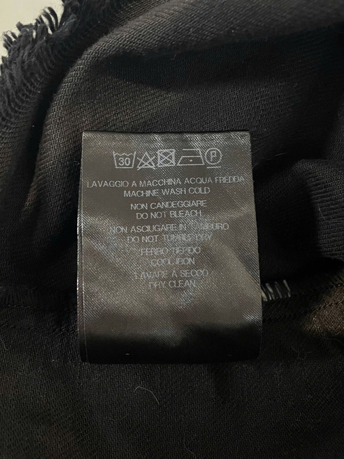 Raf Simons Raf Simons Women's Cropped Denim Shirt in Black Size US L / EU 52-54 / 3 - 7 Thumbnail