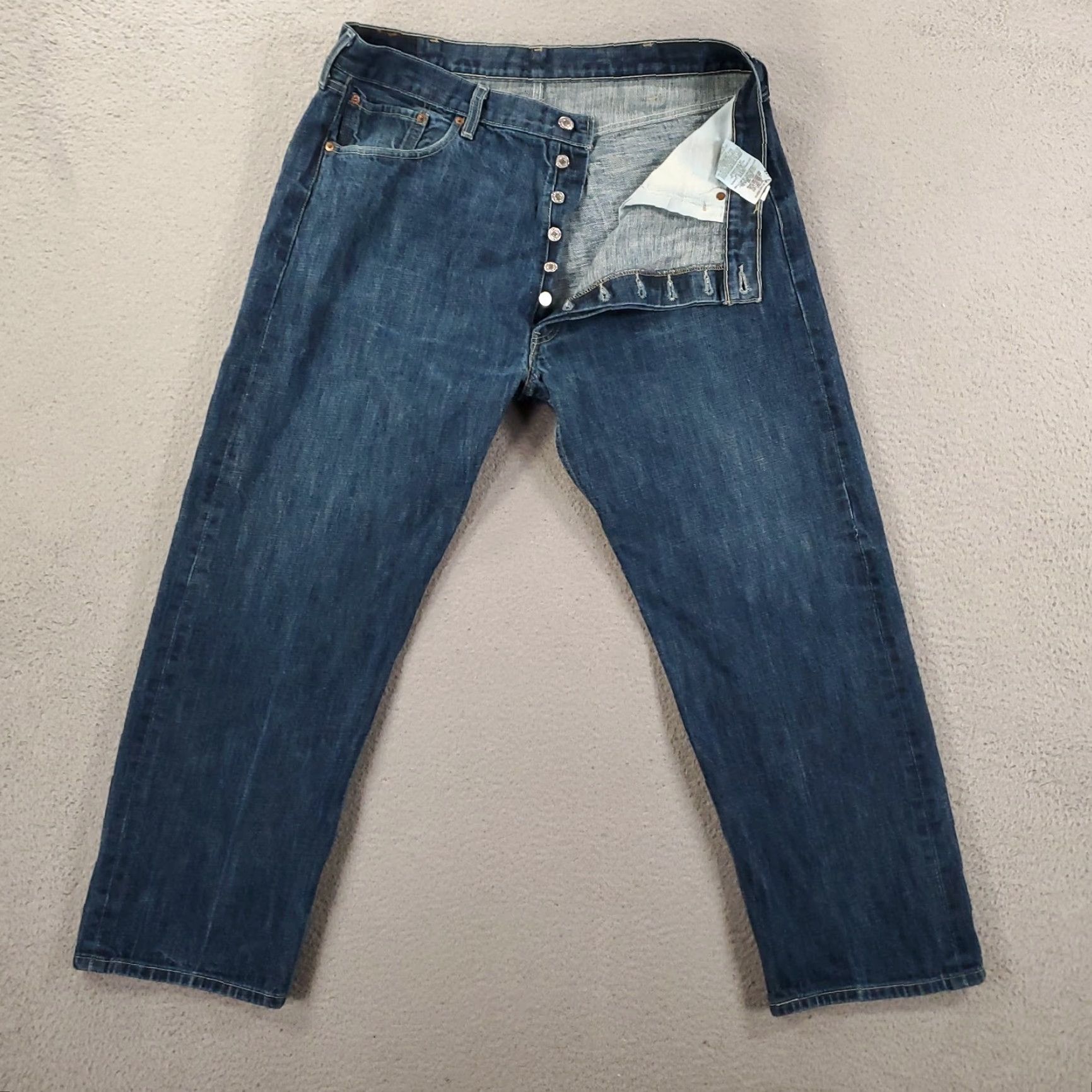 Levi's VINTAGE Levi's 501 Jeans Men 40x30 Denim Straight Blue 5-Pocket Regular Rise Button Fly Mens 90s Theme Size US 40 / EU 56 - 2 Thumbnail