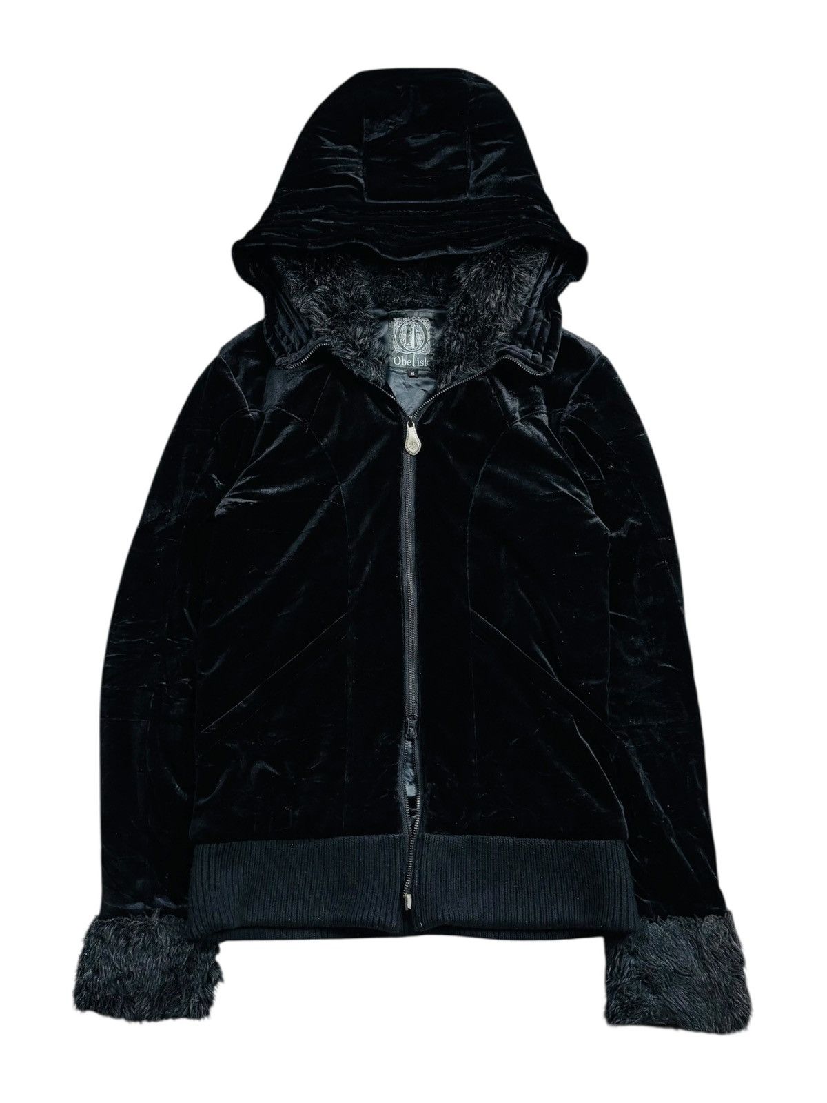 Obelisk Archive Obelisk - Vanta Black Velour Jacket Size US M / EU 48-50 / 2 - 1 Thumbnail