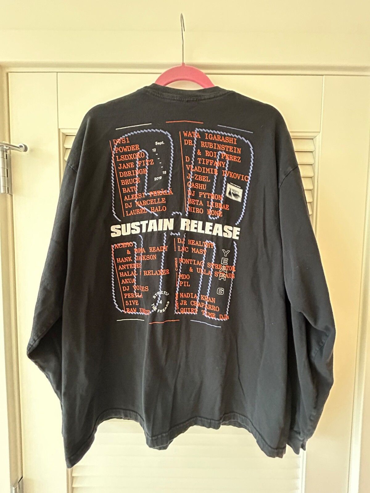 Other SUSTAIN RELEASE LONG SLEEVE SHIRT BLACK YEAR 6 XL Size US XL / EU 56 / 4 - 2 Thumbnail