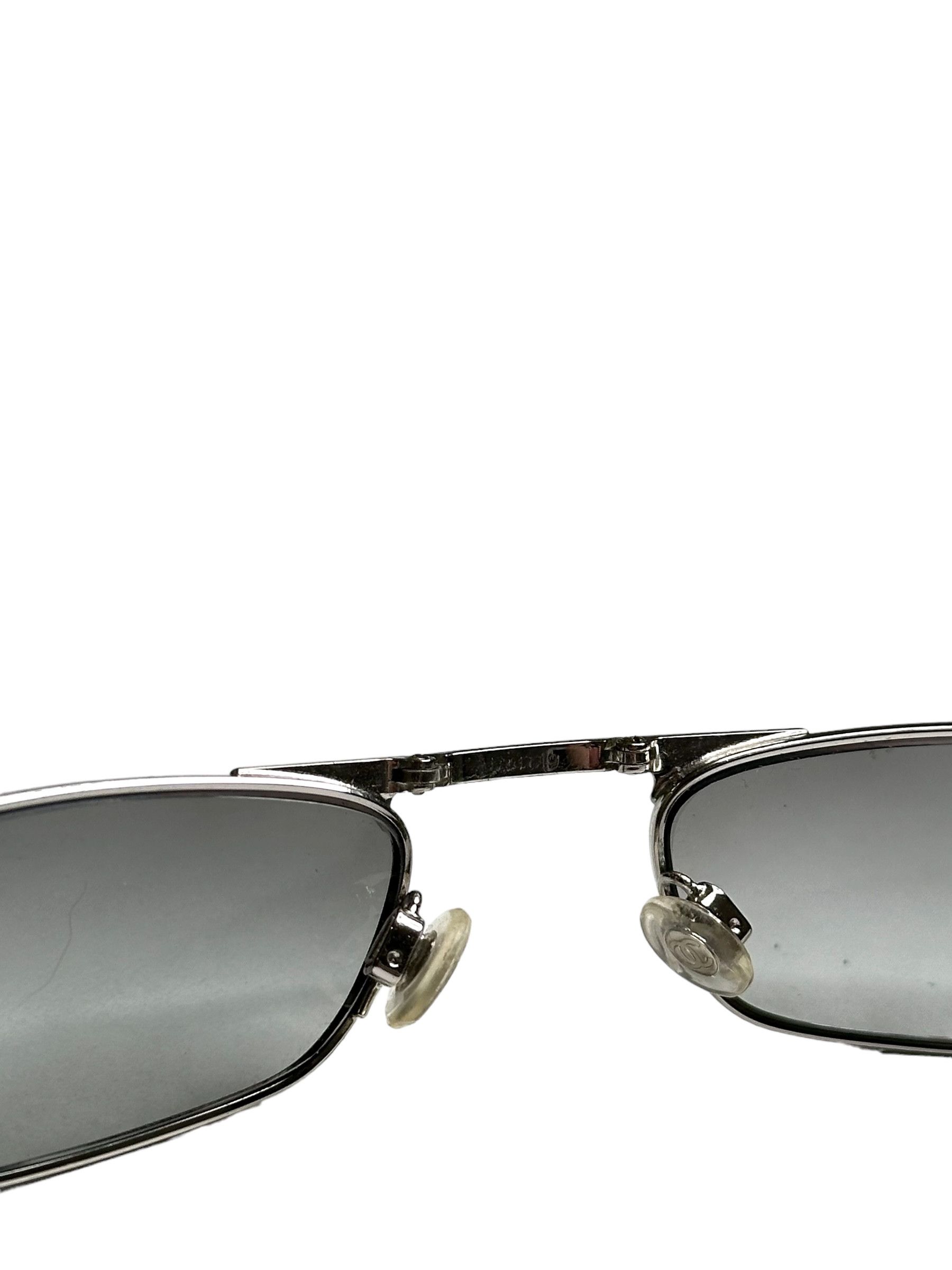 Chanel Chanel Folding Slim Clubman Sunglasses Size ONE SIZE - 9 Thumbnail