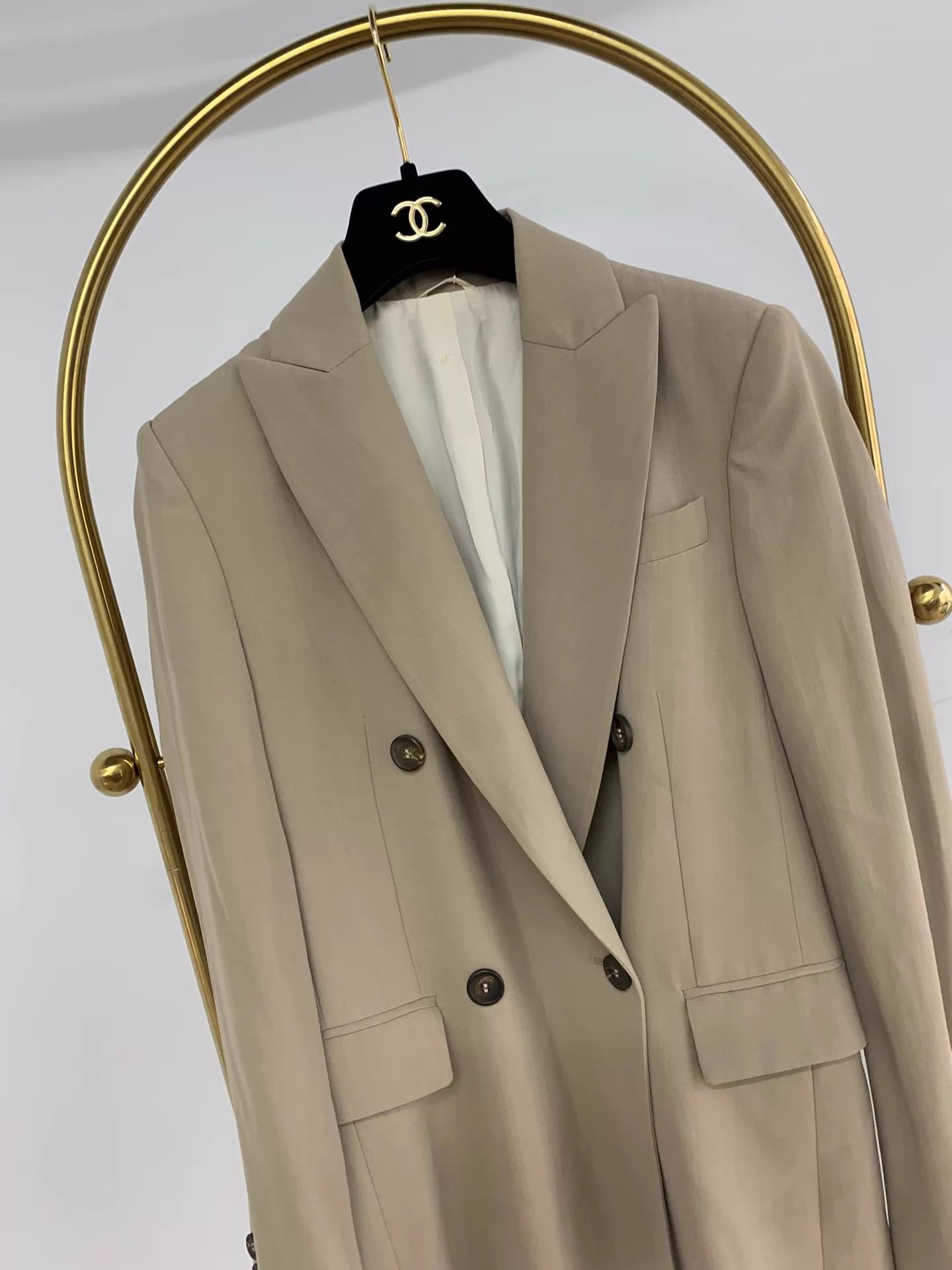 Brunello Cucinelli Brunello Cucinelli Double-Breasted Blazer 36 New Size XS / US 0-2 / IT 36-38 - 2 Thumbnail