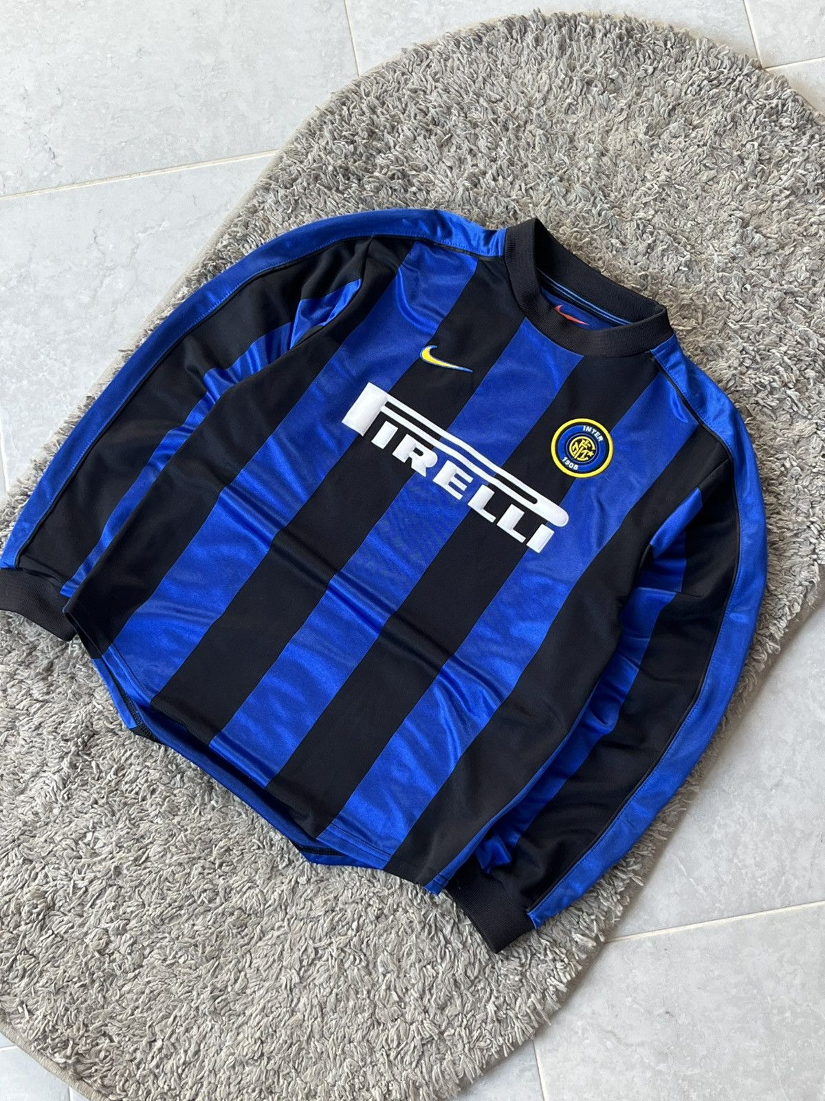 Nike Vintage Longslive Soccer Jersey Inter Size US XS / EU 42 / 0 - 2 Thumbnail