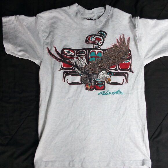 Signal Sport Vintage Alaska Bald Eagle First Nation Totem Art Size US M / EU 48-50 / 2 - 2 Thumbnail