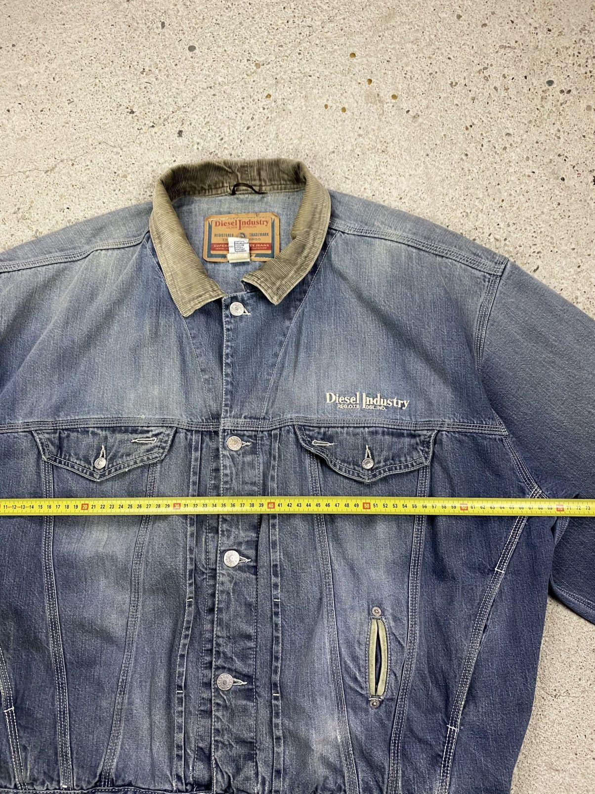 Diesel Diesel denim jacket vintage trashed made in italy archive Size US XXL / EU 58 / 5 - 22 Thumbnail