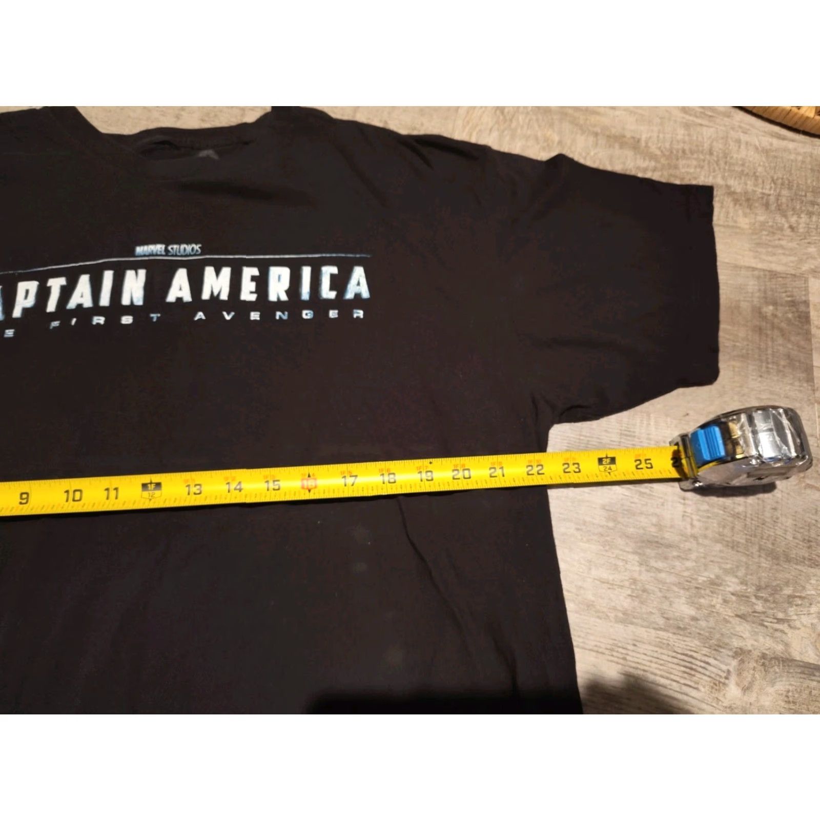 Vintage VINTAGE Marvel Captain America Movie T-Shirt Men Large Black Graphic Print 2011 Comic Fan Size US L / EU 52-54 / 3 - 4 Thumbnail