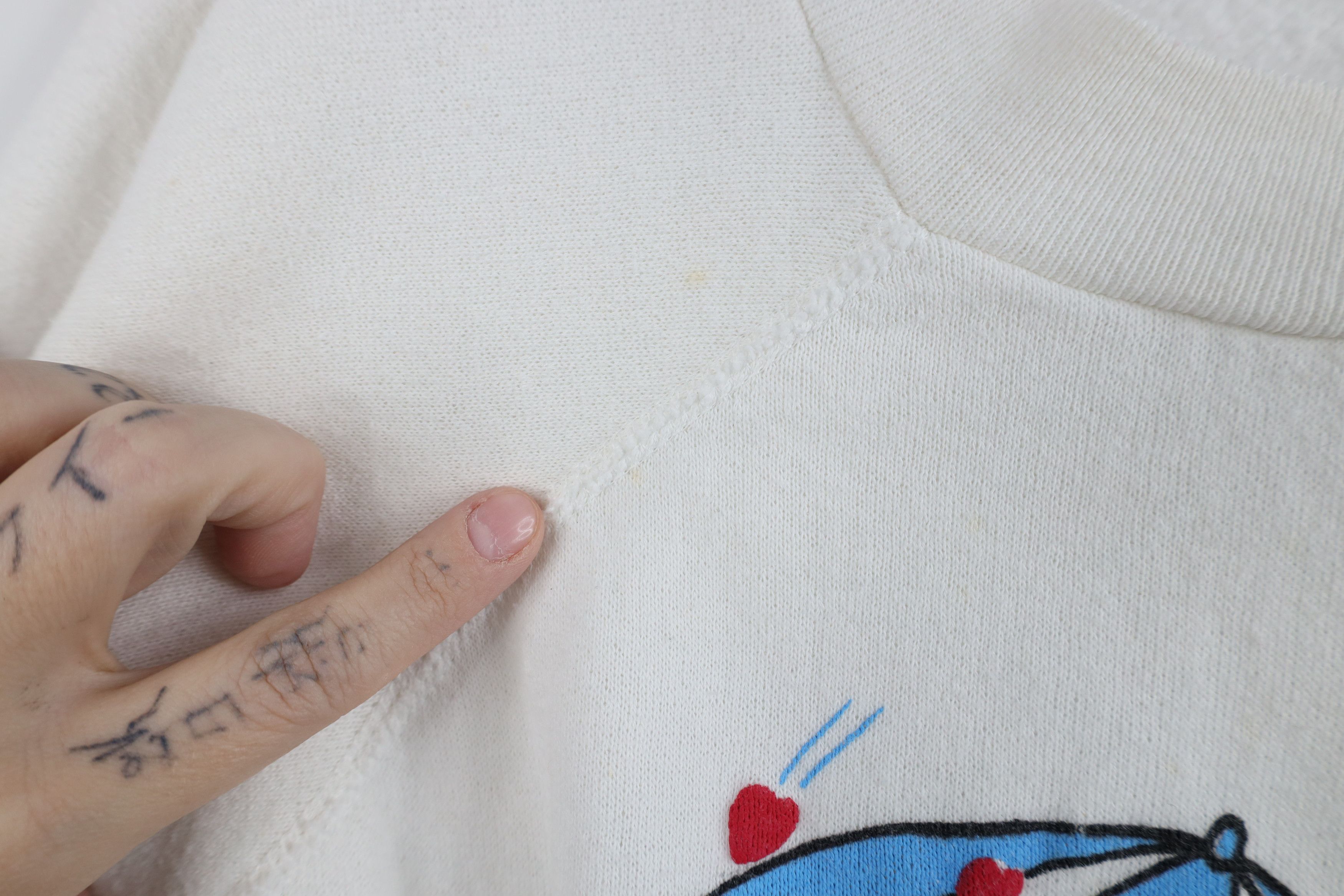 Vintage Vintage 80s 90s Streetwear Me With Love Bear Sweatshirt USA Size XL / US 12-14 / IT 48-50 - 7 Thumbnail