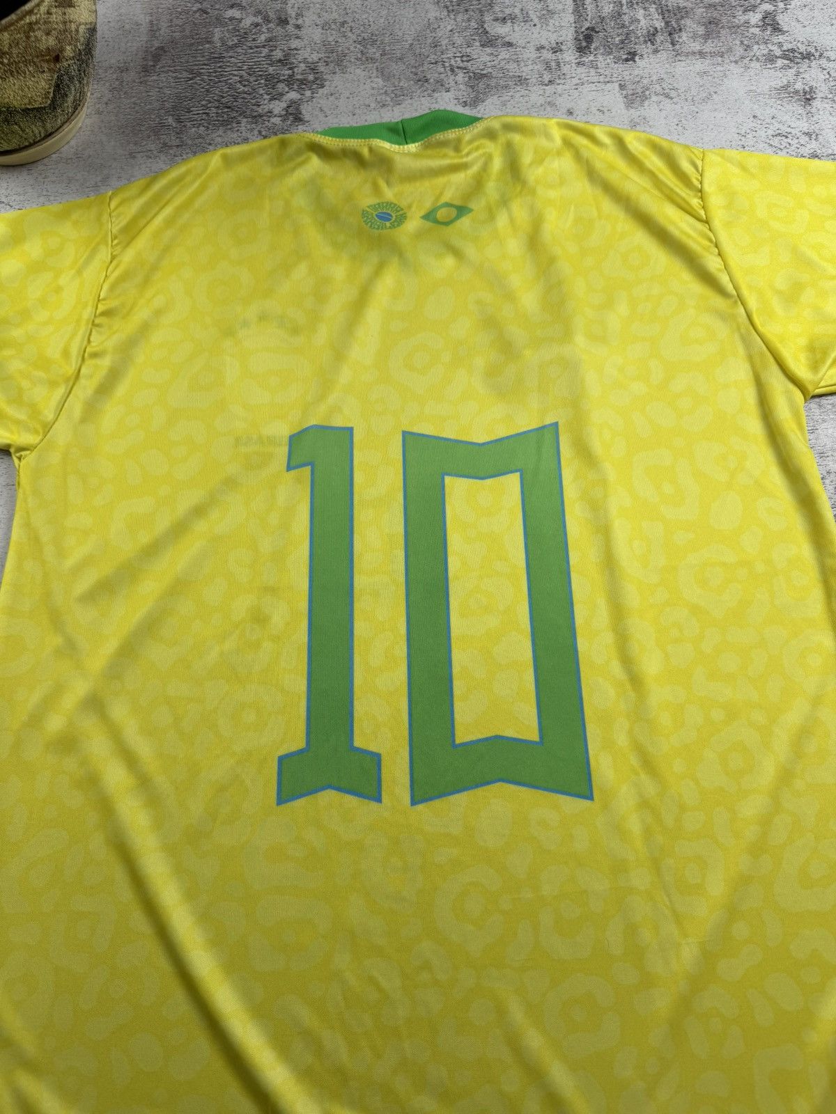 Vintage BRASIL Away National Football Blokecore Tee T Shirt Jersey Size US L / EU 52-54 / 3 - 14 Thumbnail