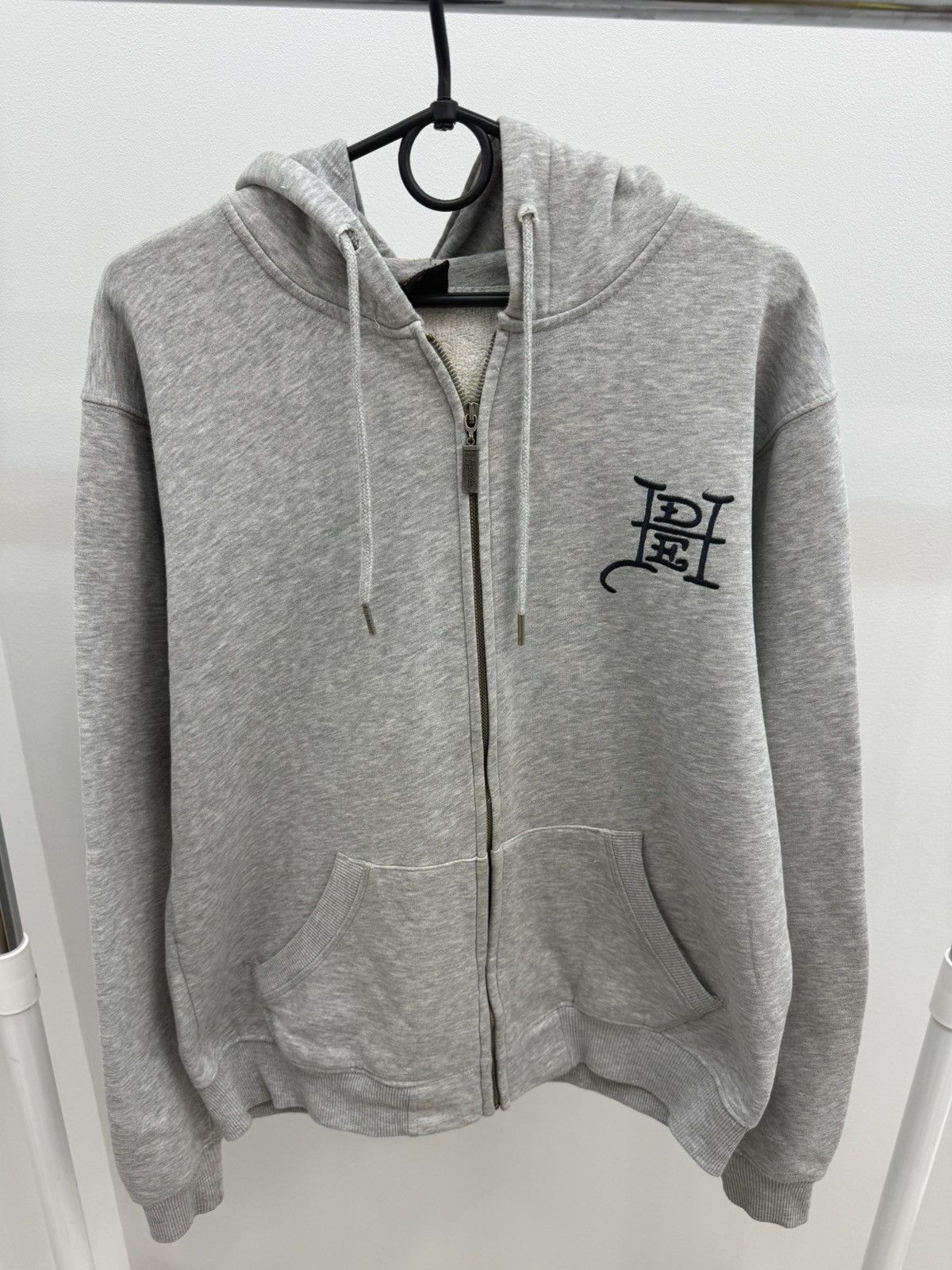 Christian Audigier × Ed Hardy × Vintage Vintage Y2K Ed Hardy Wolf Printed Tattoo Zip Hoodie Size US L / EU 52-54 / 3 - 2 Thumbnail