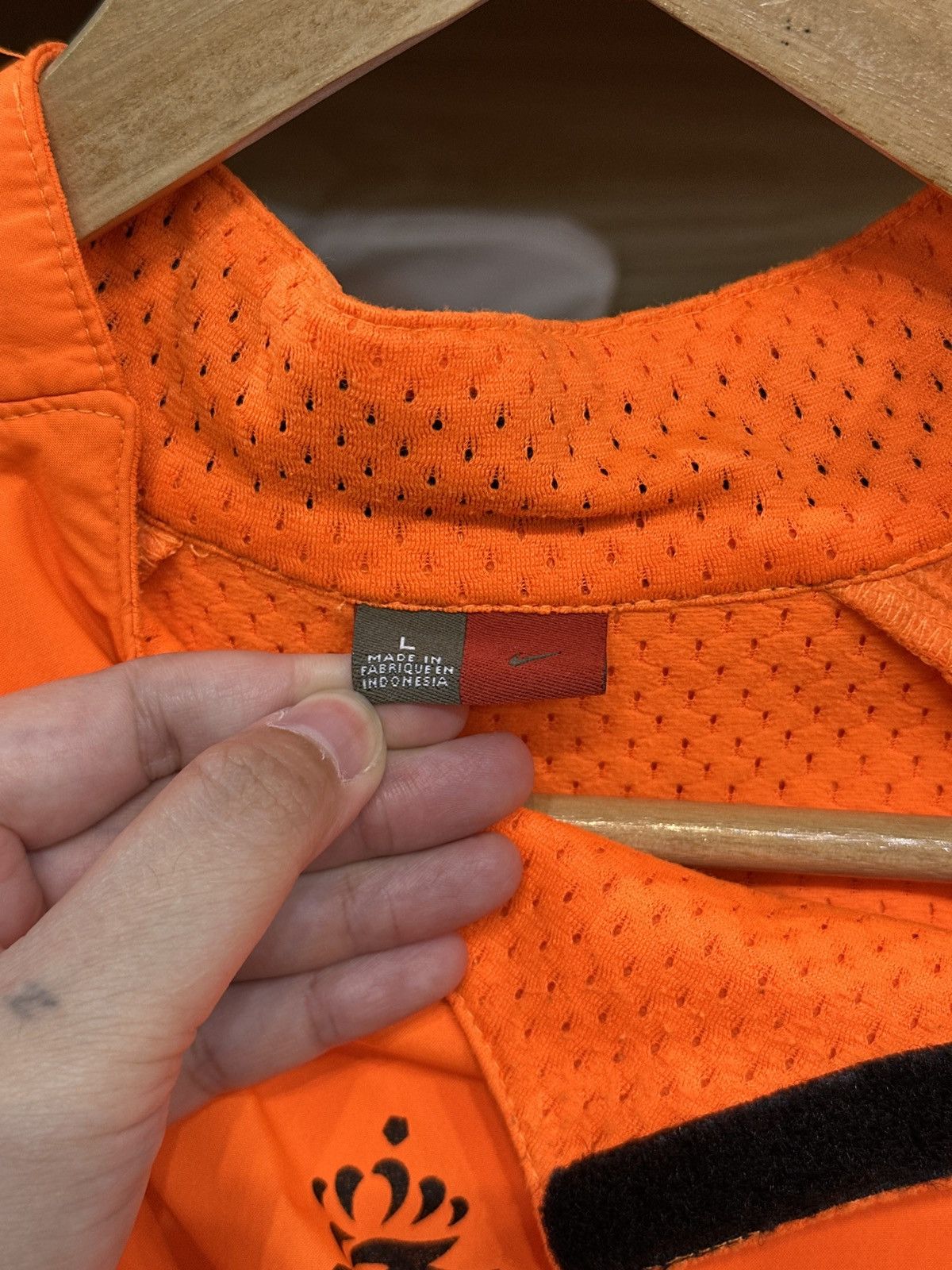 Nike Vintage Netherlands 2002-04 Nike Total 90 Track Crew Jecket Size US L / EU 52-54 / 3 - 7 Thumbnail