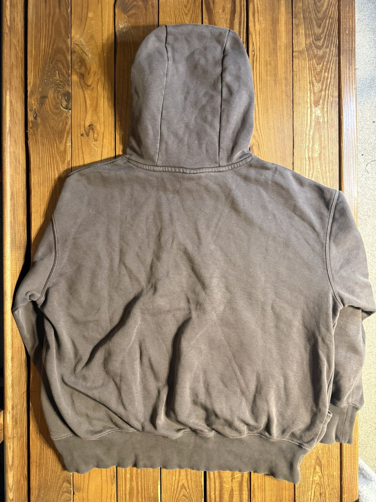 Nike Vintage Y2K Nike Center Swoosh Faded Grey Hoodie Size US L / EU 52-54 / 3 - 5 Thumbnail