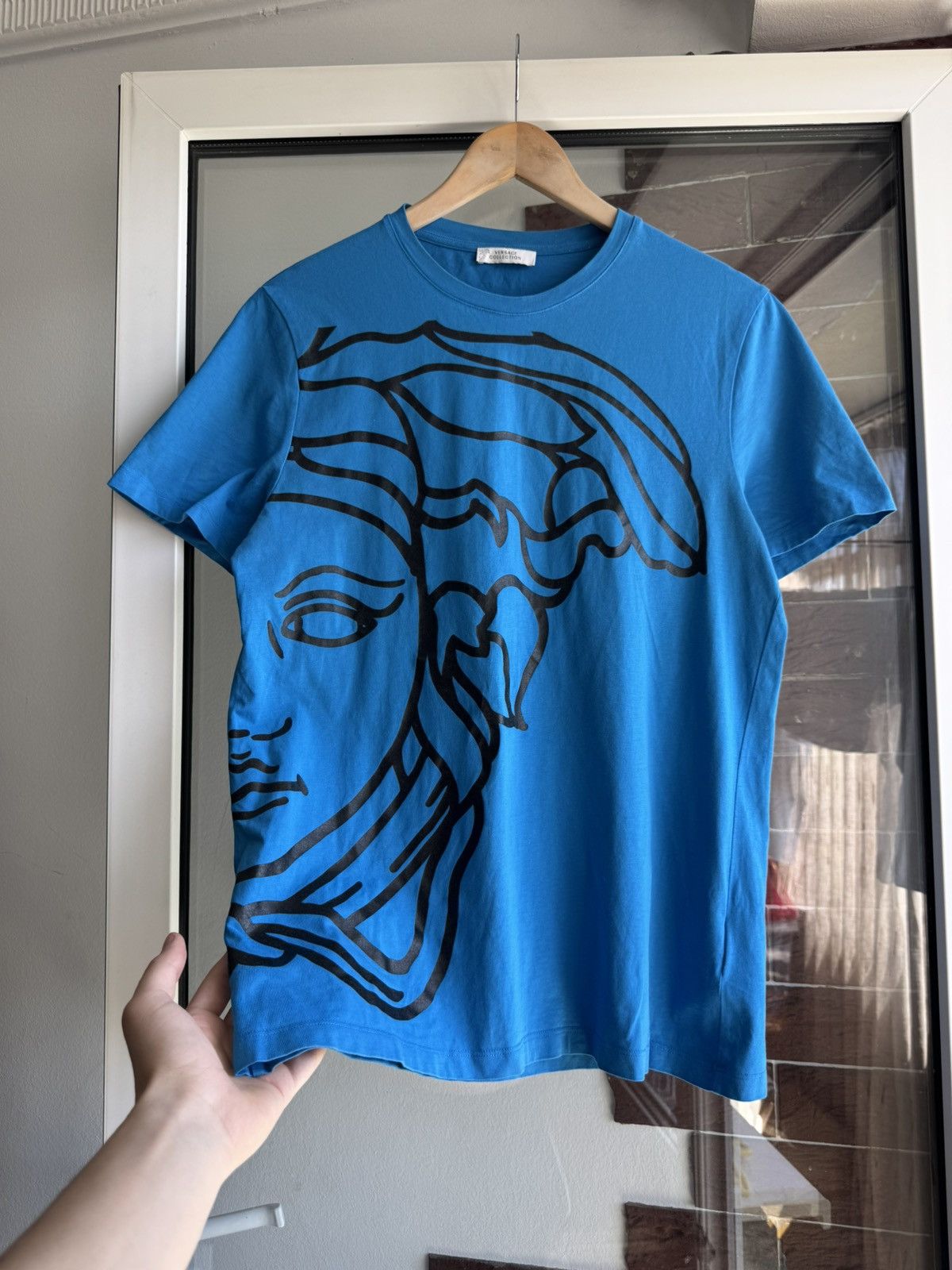Versace Versace Collection Over Print Logo Tee Size US M / EU 48-50 / 2 - 3 Thumbnail