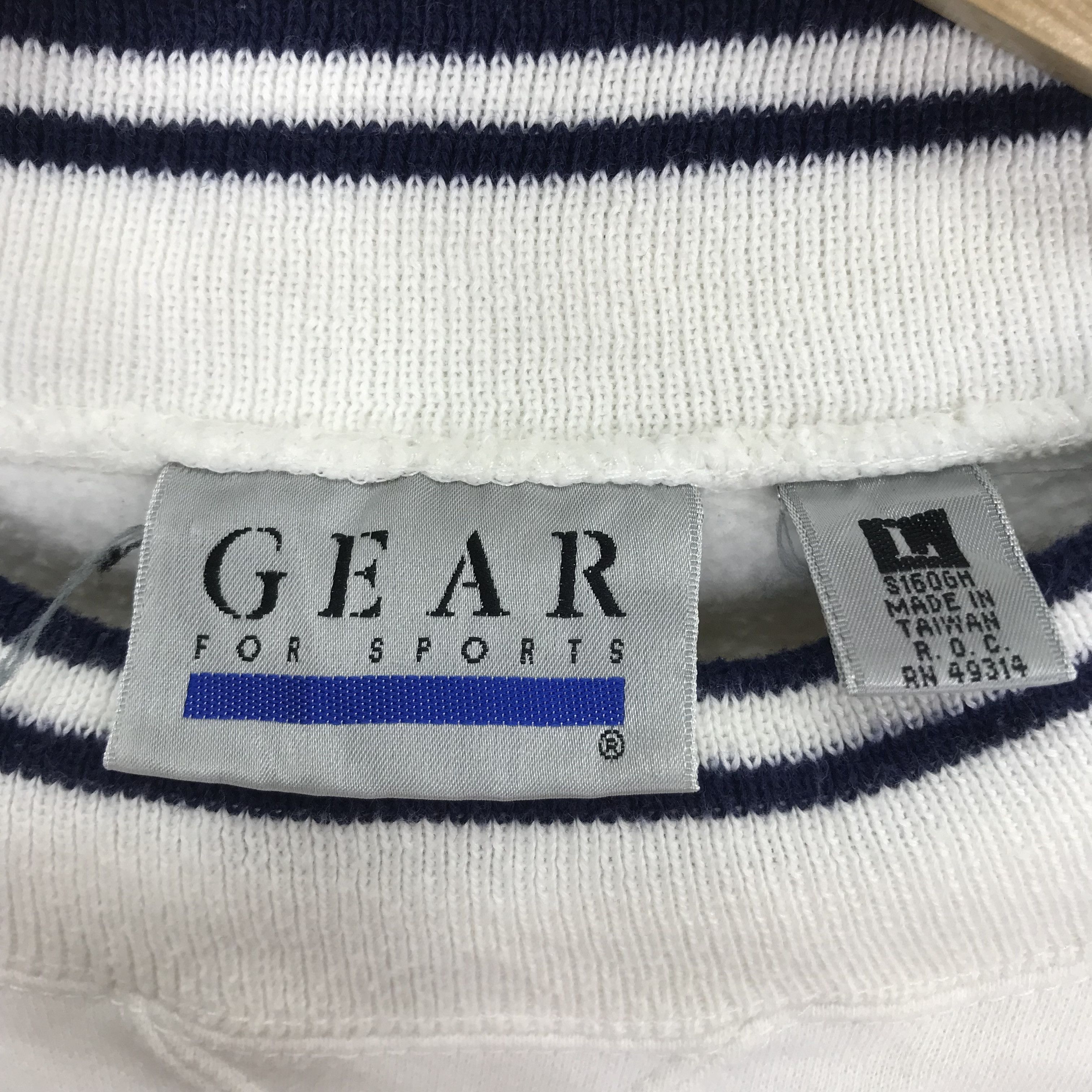 Vintage Vintage 90's Sensation White Sweatshirt Large - 358 Size US L / EU 52-54 / 3 - 9 Thumbnail