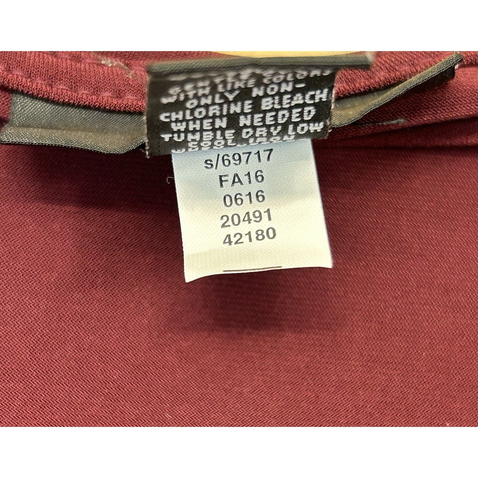 Alfani ALFANI SZ 2X Burgundy Off Shoulder Sheath Midi Dress Size XXL / US 16-18 / IT 52-54 - 9 Thumbnail