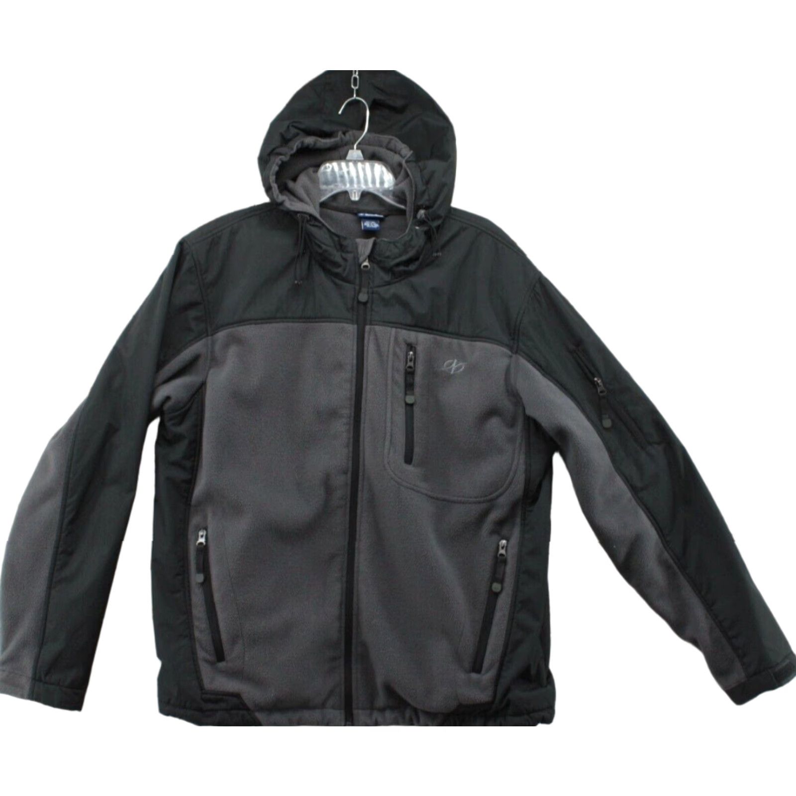 Vintage NORDICTRACK Fleece Coat Jacket Mens XL Gray Black Full Zip Hooded Pockets Cozy Coat Jacket Mens XL Gray Black Full Zip Hooded Pockets Cozy Size US XL / EU 56 / 4 - 1 Thumbnail