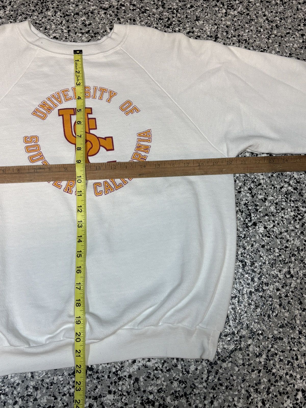 NCAA Vintage 1980s Signal USC Trojans College Sweater Size L 0549 Size L / US 10 / IT 46 - 3 Thumbnail