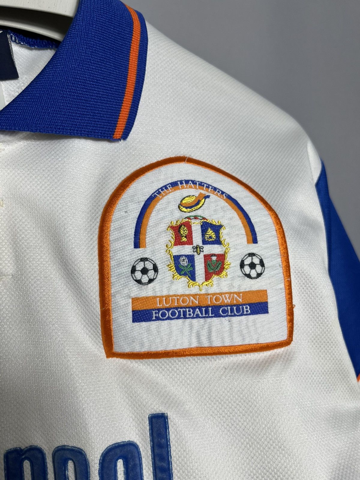PONY 1995 1996 1997 Luton Town Home Shirt Soccer Jersey Size US S / EU 44-46 / 1 - 5 Thumbnail