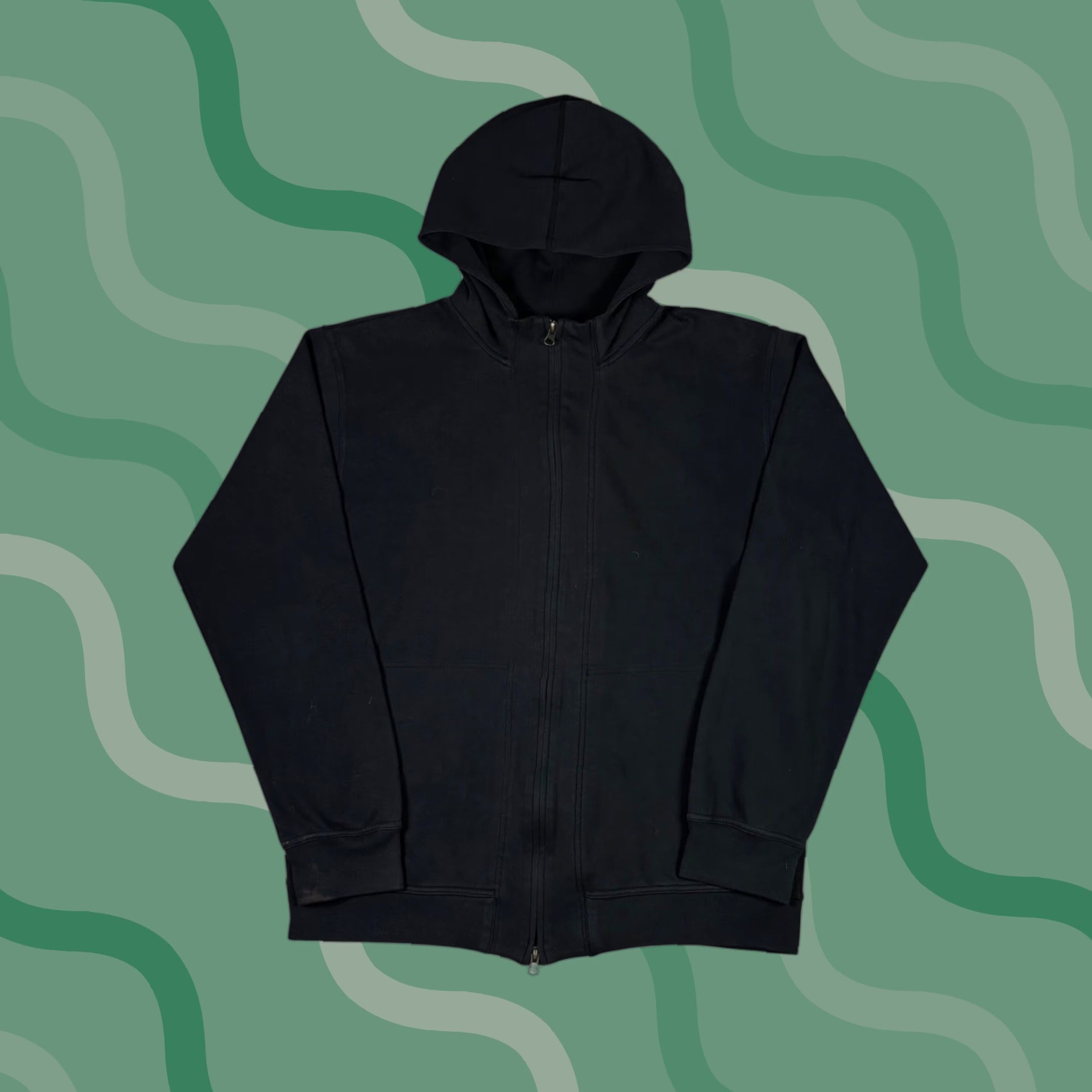 Nike Nike Yoga Dri-FIT Full Zip Hoodie Mens LT Black Zip Hooded Moisture Wicking Pockets Logo B & Tall 7-? Size US L / EU 52-54 / 3 - 1 Thumbnail