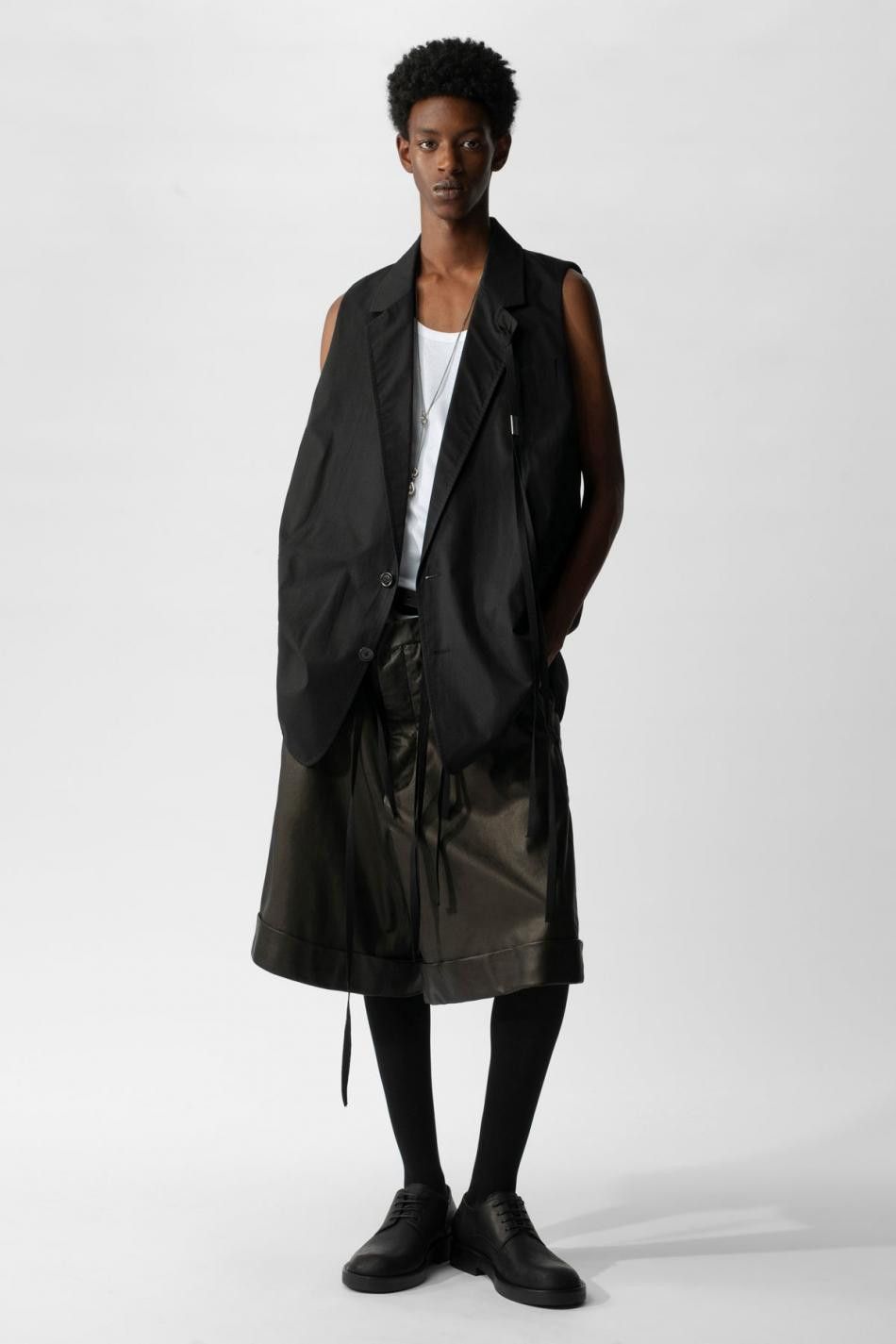 Ann Demeulemeester S/S22 Amandus Sleeveless Blazer Size 46R - 4 Thumbnail
