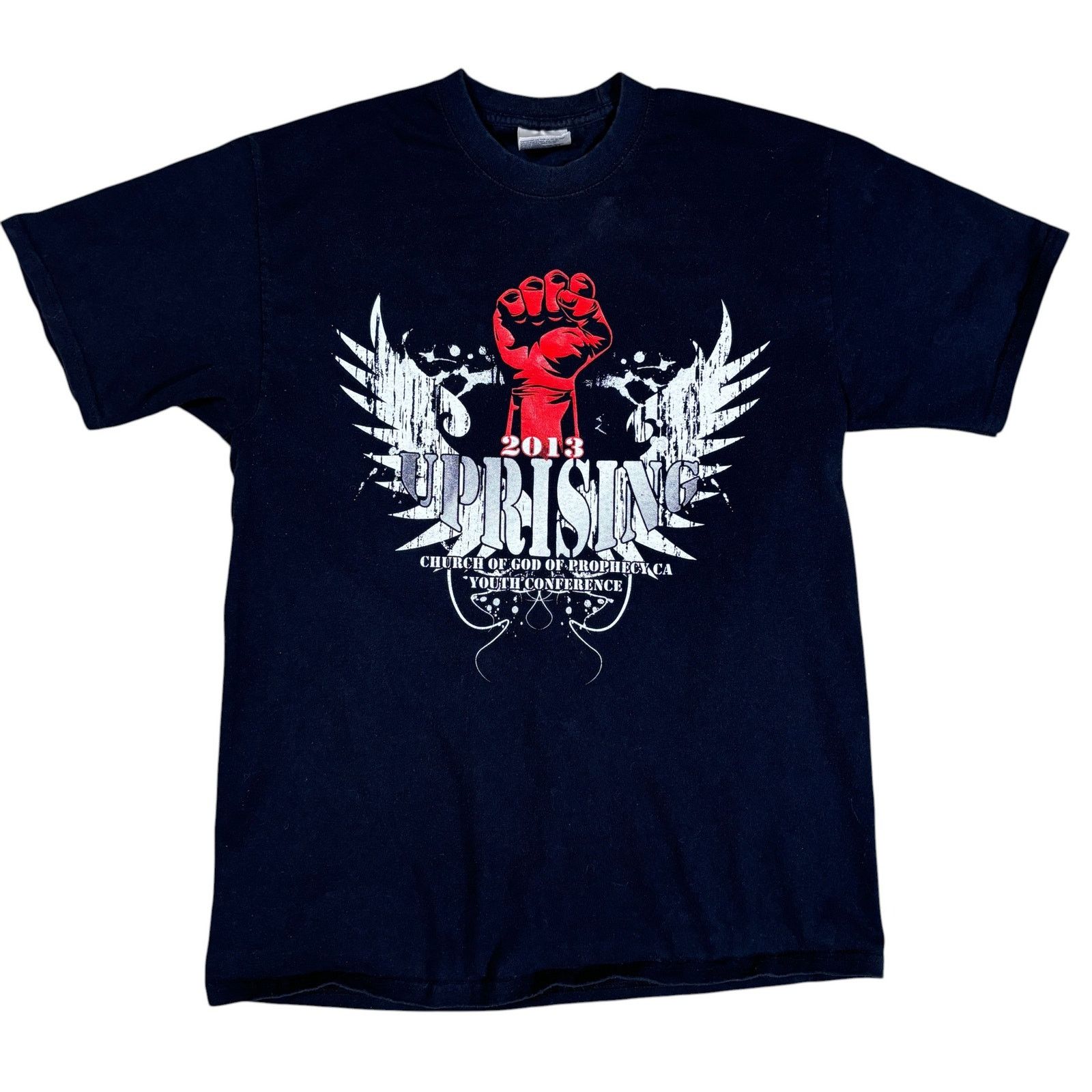 Port & Company y2k style Uprising affliction style 2000s tshirt floral M Size US M / EU 48-50 / 2 - 1 Thumbnail
