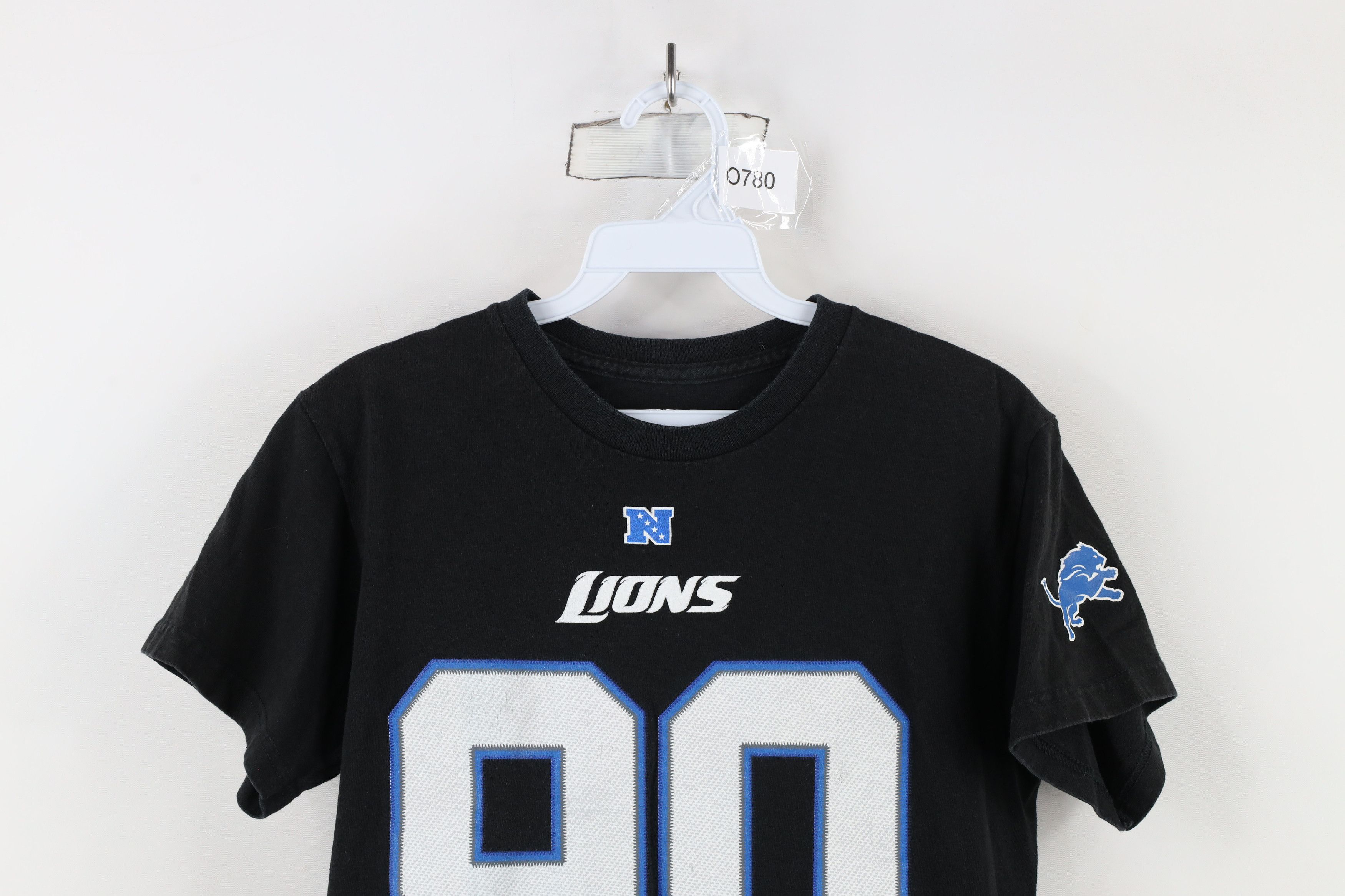 Vintage Vintage NFL Suh Detroit Lions Football T-Shirt Black #90 Size US S / EU 44-46 / 1 - 2 Thumbnail