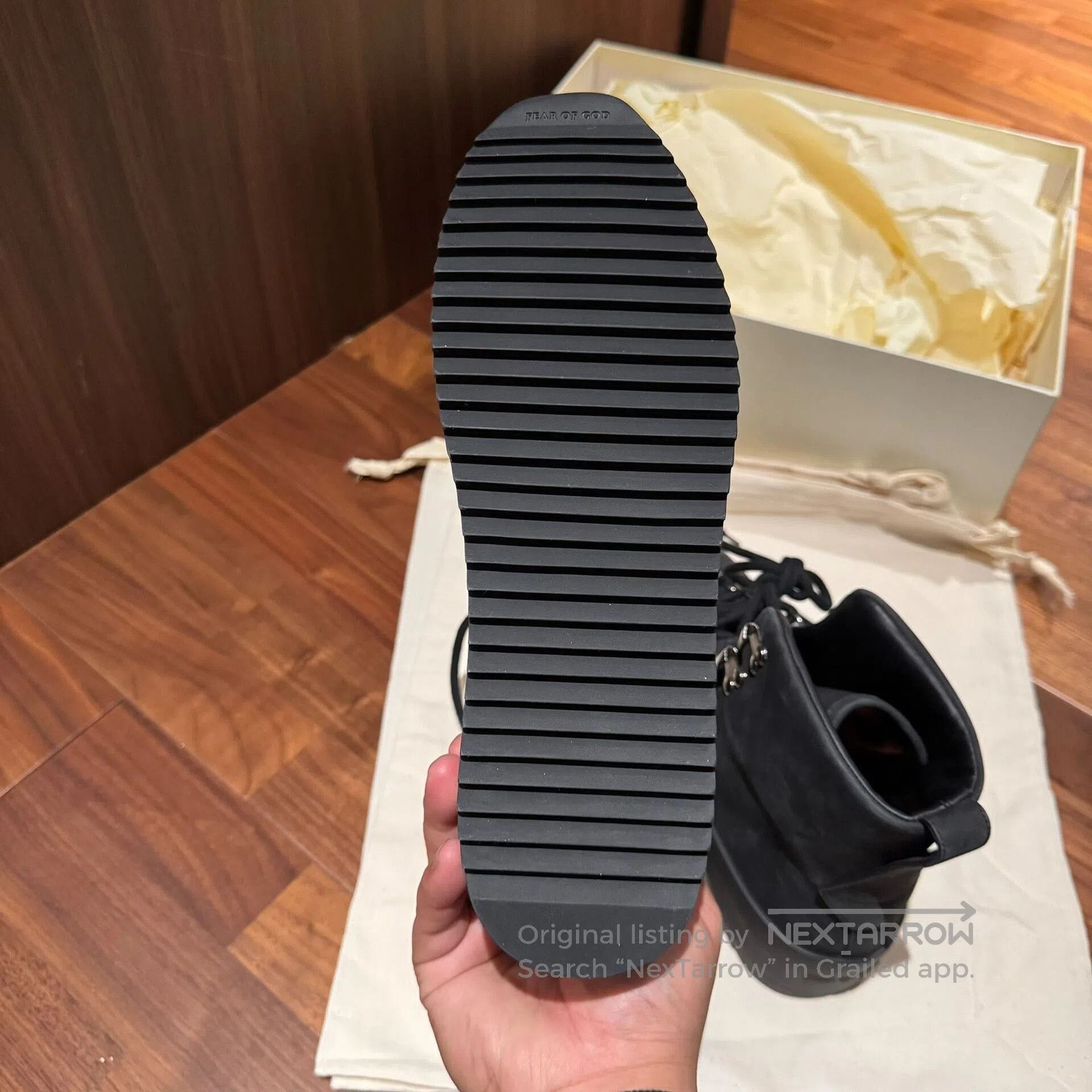 FOG Fear of God Leather Military Boots. Size US 6 / EU 39 - 6 Thumbnail