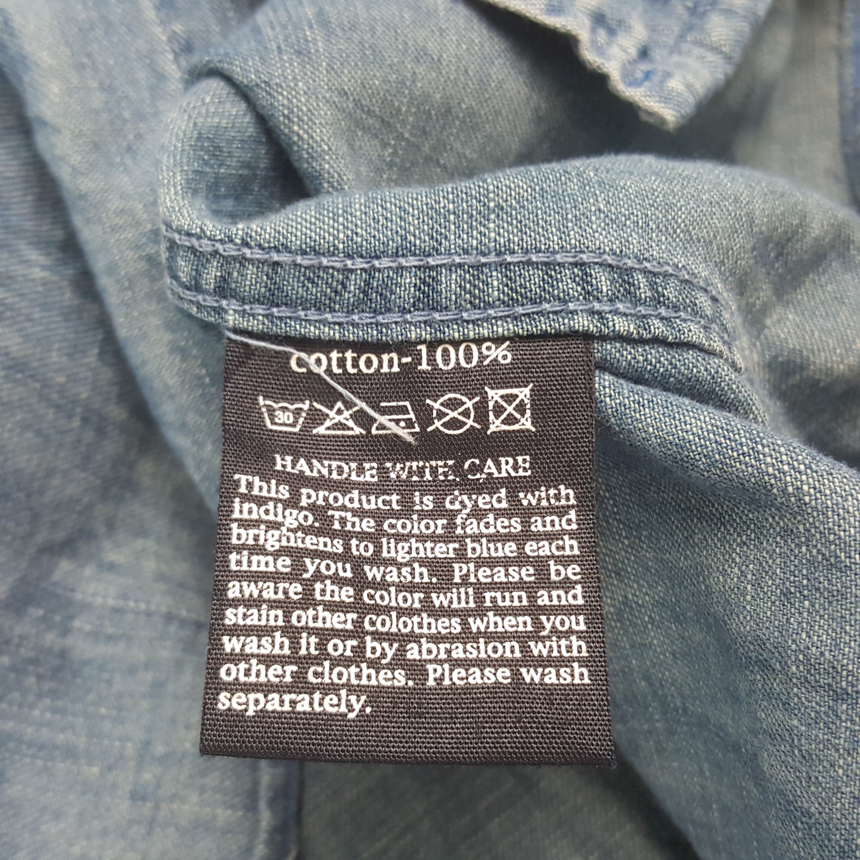 45rpm Vintage 45rpm Japanese Brand Denim Button Shirt Size US XS / EU 42 / 0 - 5 Thumbnail
