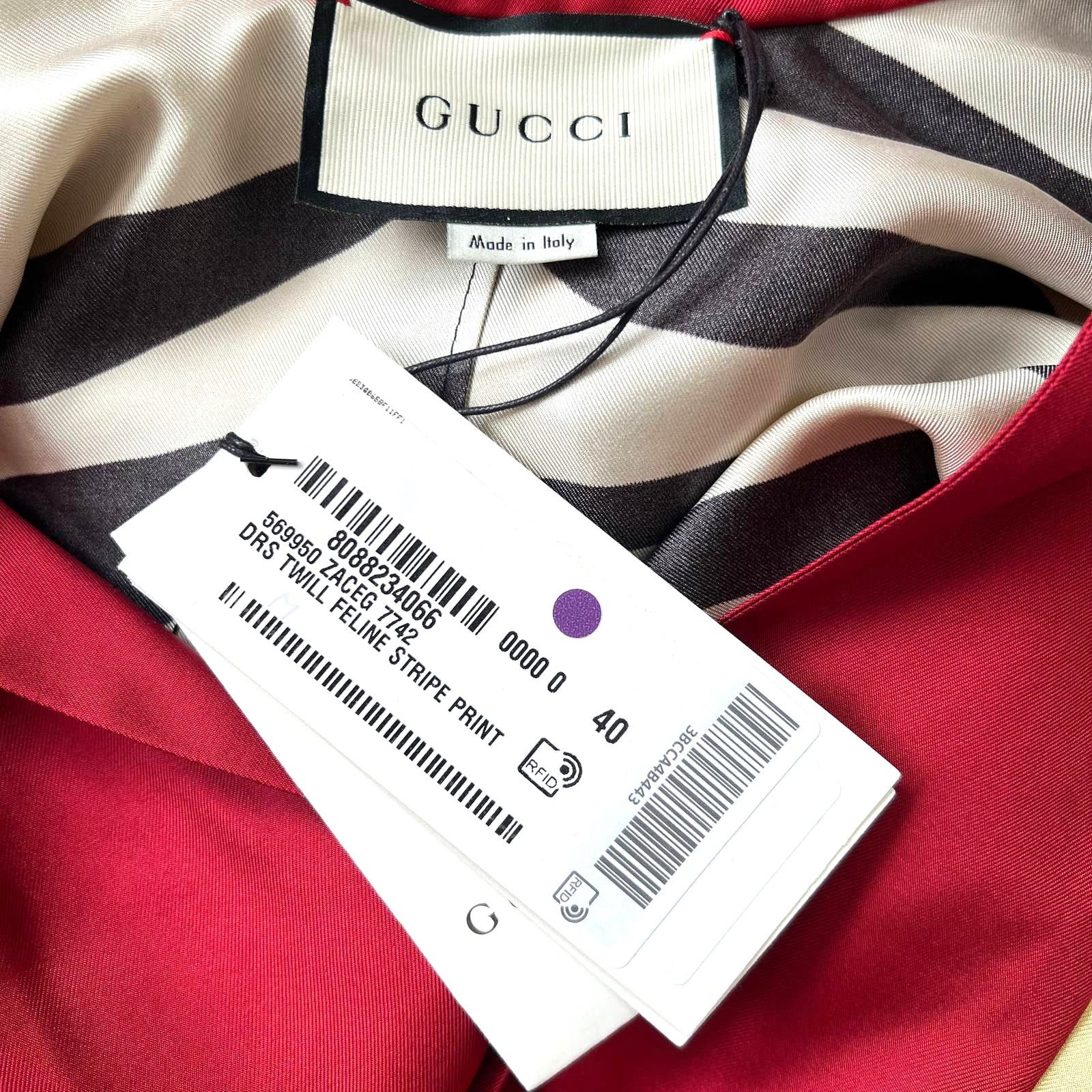 Gucci GUCCI Loungewear Silk Robe w/ Tags, Small/IT40 Size S / US 4 / IT 40 - 14 Thumbnail