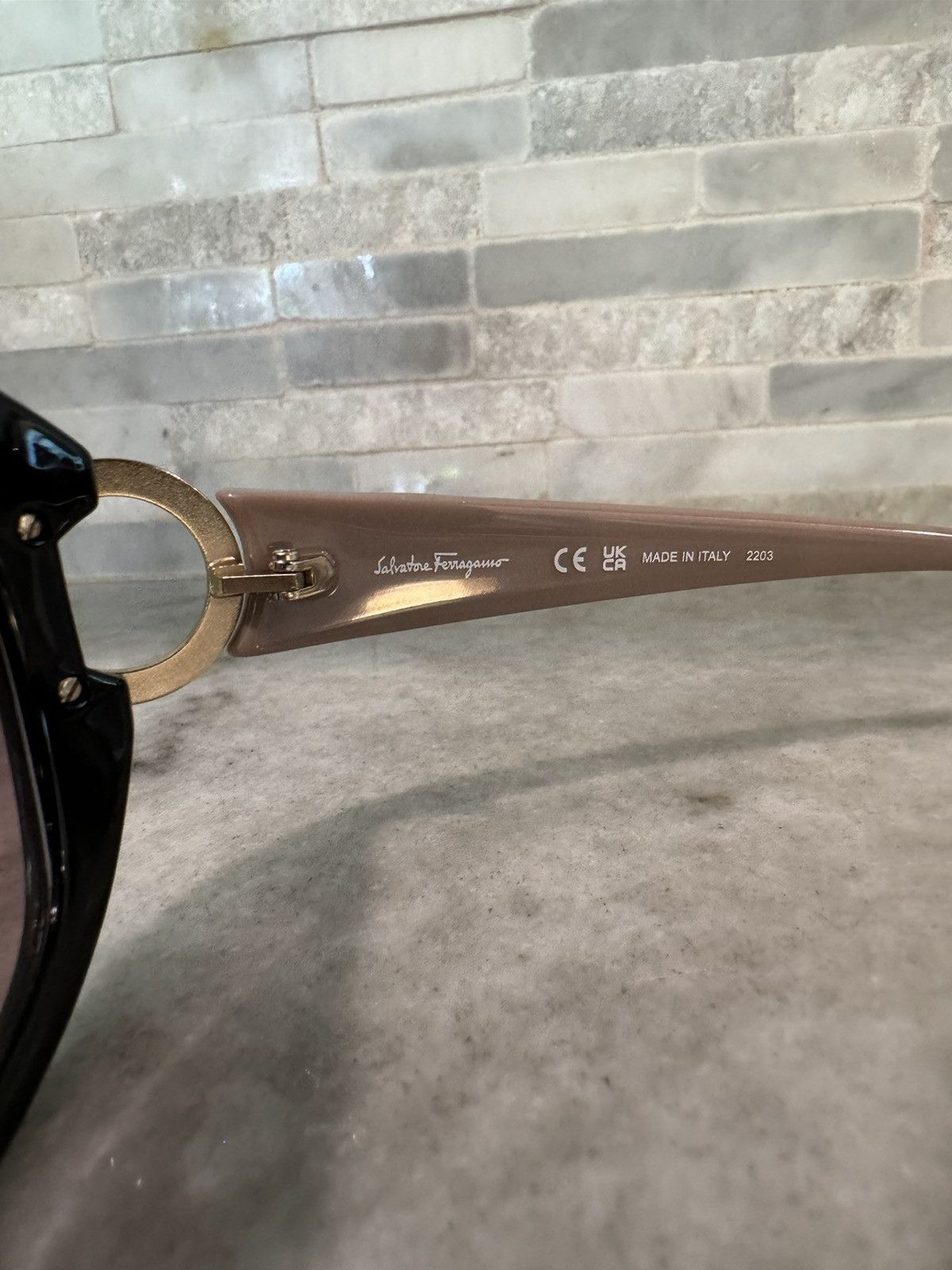 Salvatore Ferragamo Salvatore Ferragamo SF668 Sunglasses Size ONE SIZE - 6 Thumbnail