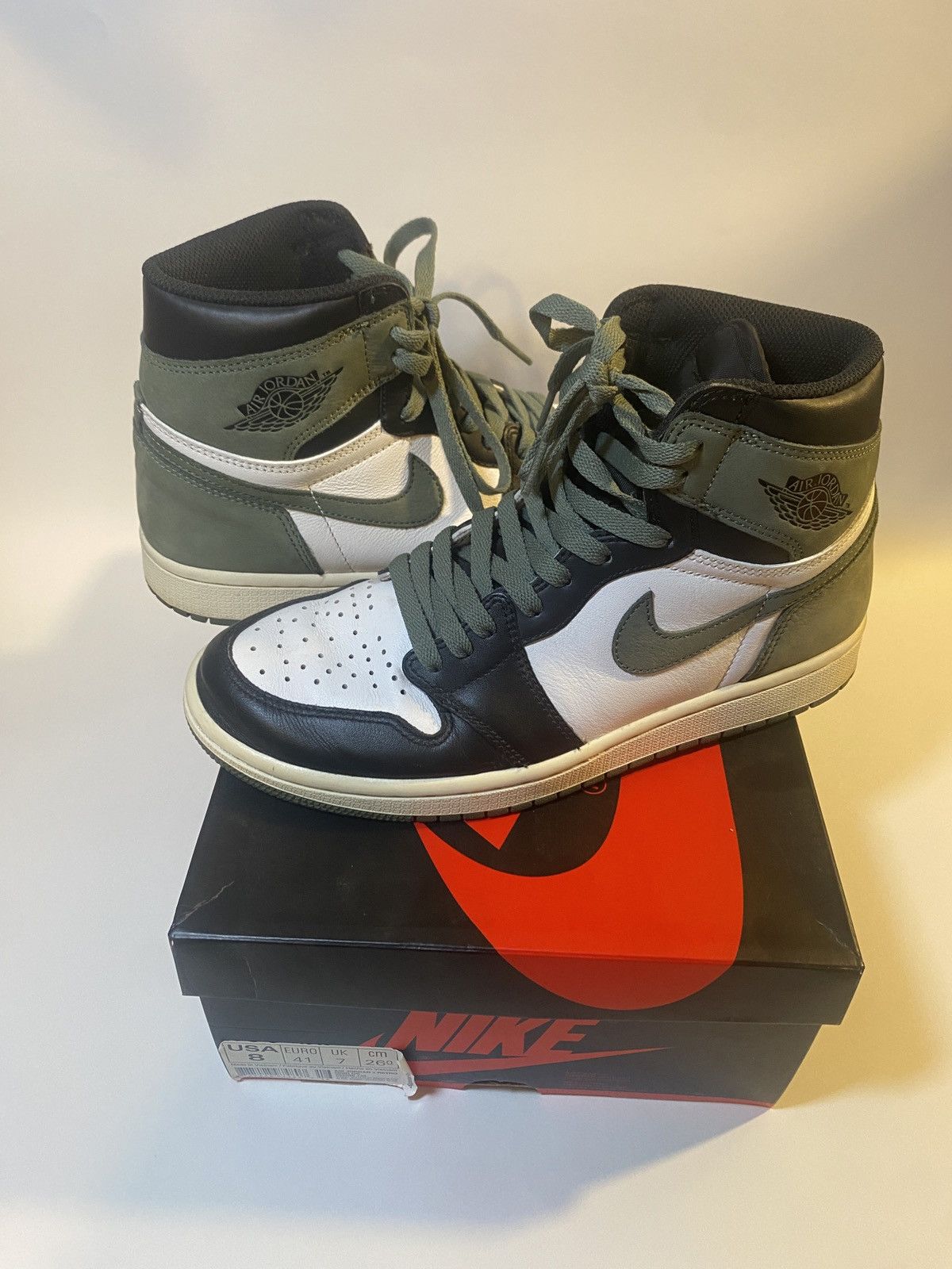 Jordan Brand × Nike Jordan 1 Retro High OG Clay Green sz 8 Size US 8 / EU 41 - 12 Thumbnail
