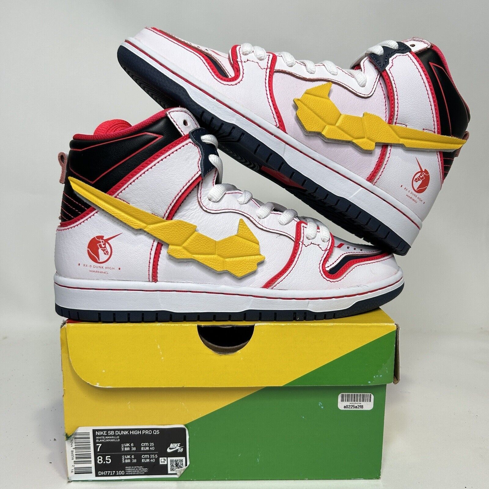 Nike Nike SB Dunk High Pro QS “RX-0 Unicorn Gundam” 2024 Size US 7 / EU 40 - 1 Thumbnail