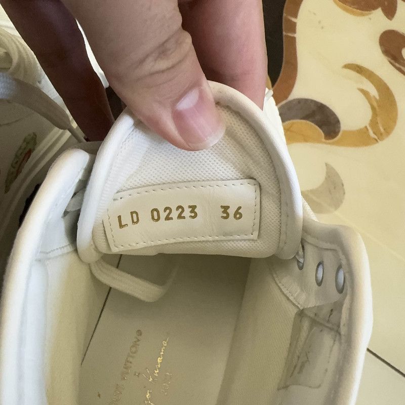 Louis Vuitton Louis Vuitton White High-Top Casual Sneakers Size US 6 / IT 36 - 5 Thumbnail
