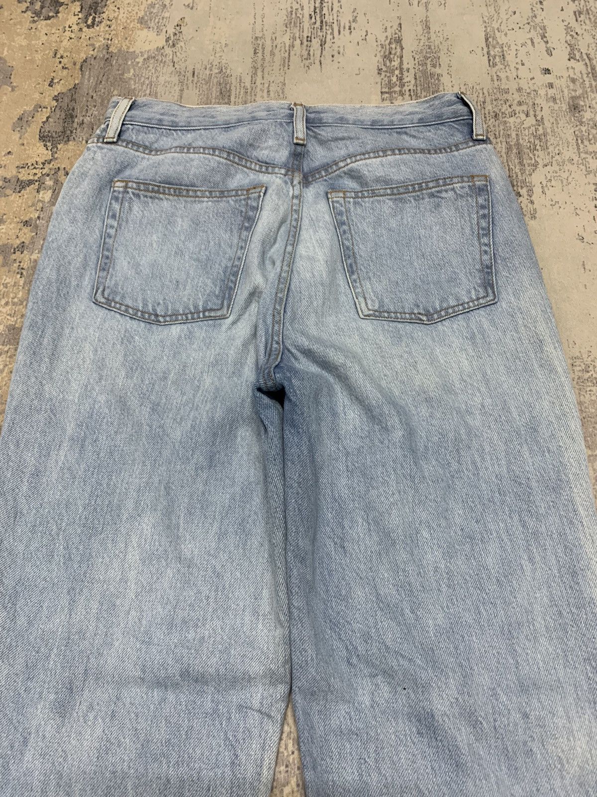 Hysteric Glamour Japanese Brand Distressed Denim High Rise Faded Blue Jeans Size US 30 / EU 46 - 14 Thumbnail